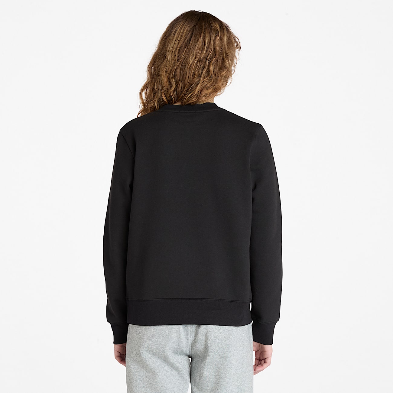 Womens Exeter River Brushed Back Crewneck Sweatshirt TBL Black ALT9