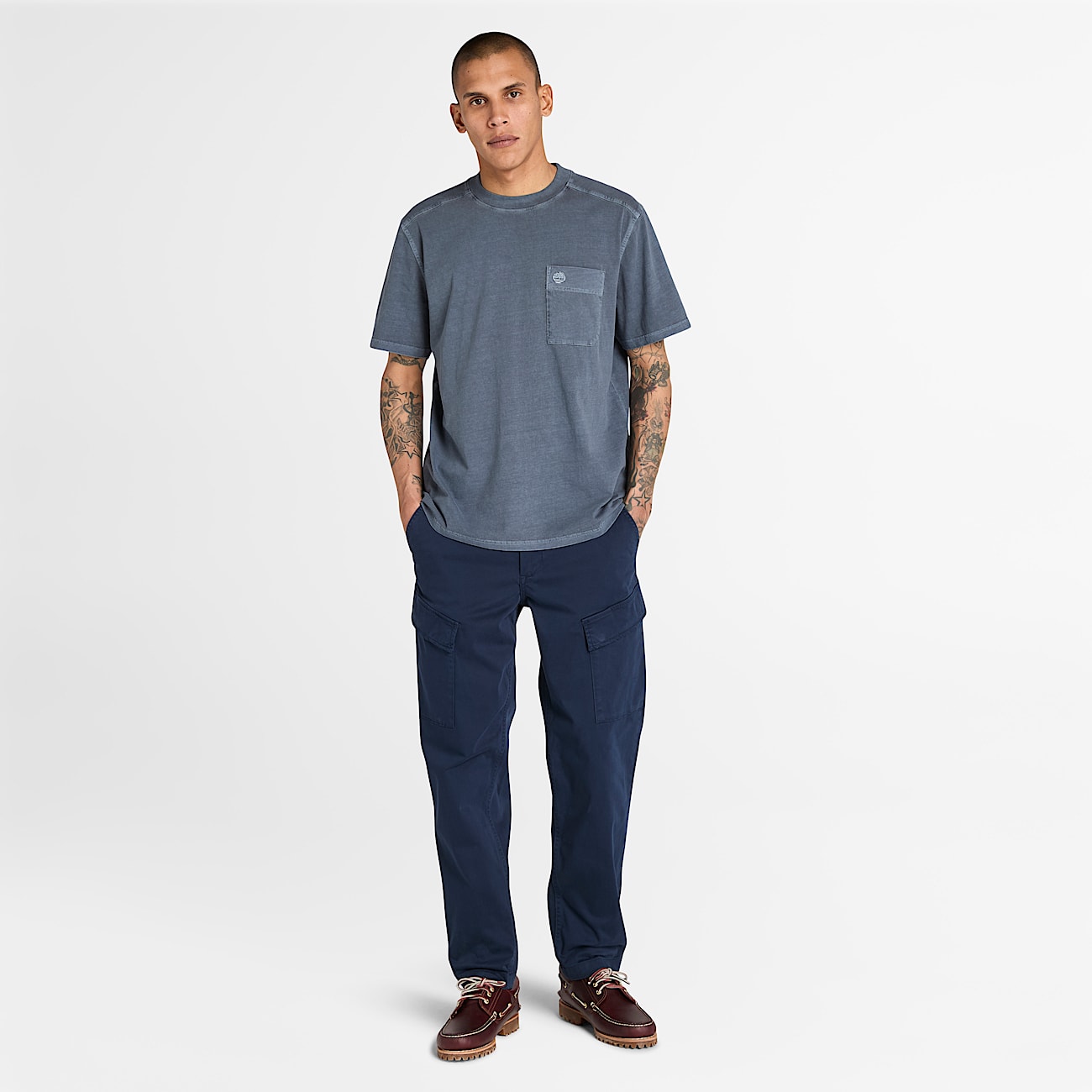 Men's Merrymack River Garment Dyed Chest Pocket T-Shirt - 4