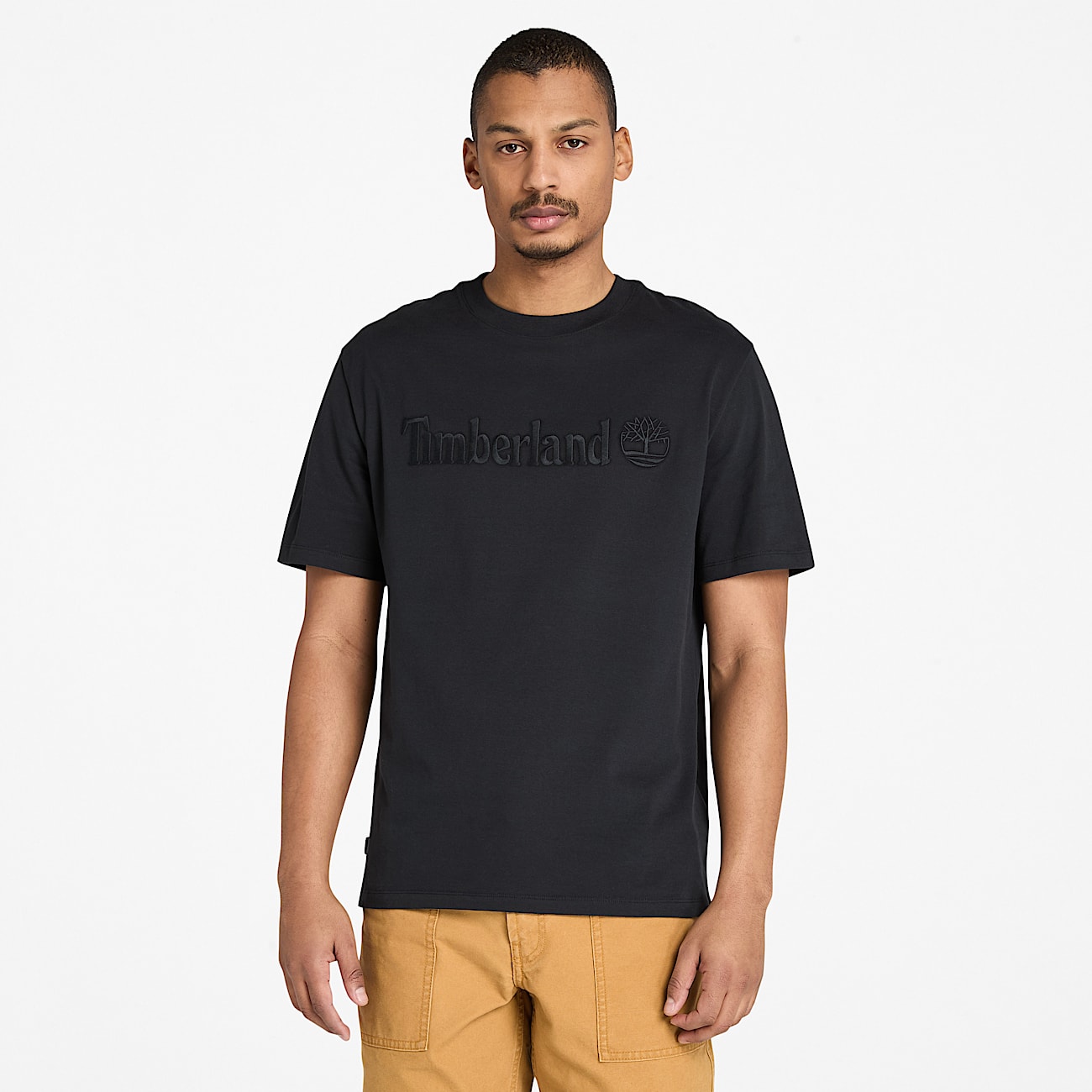 Mens Hampton ShortSleeve TShirt TBL Black HERO