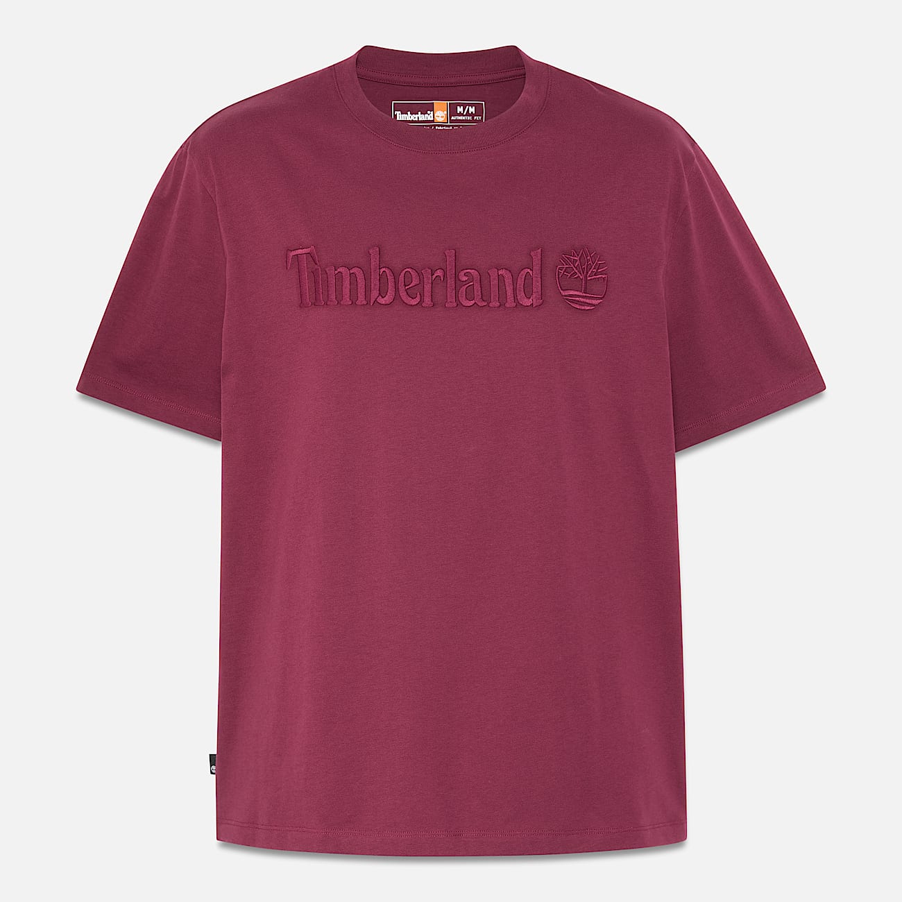 Mens Hampton ShortSleeve TShirt TBL Burgundy ALT10