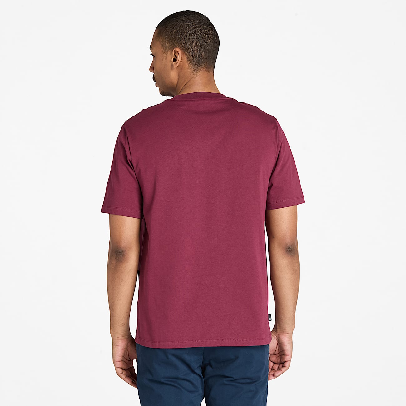 Mens Hampton ShortSleeve TShirt TBL Burgundy ALT9