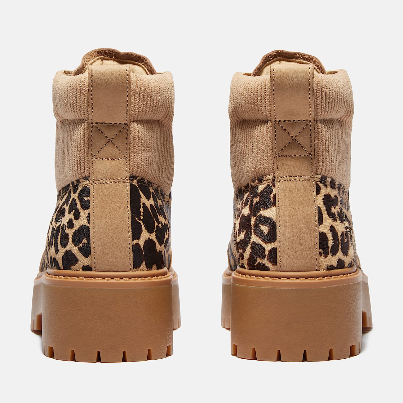 Womens Stone Street Platform Hiker Boot TBL Leopard PrintBeige Nubuck ALT5