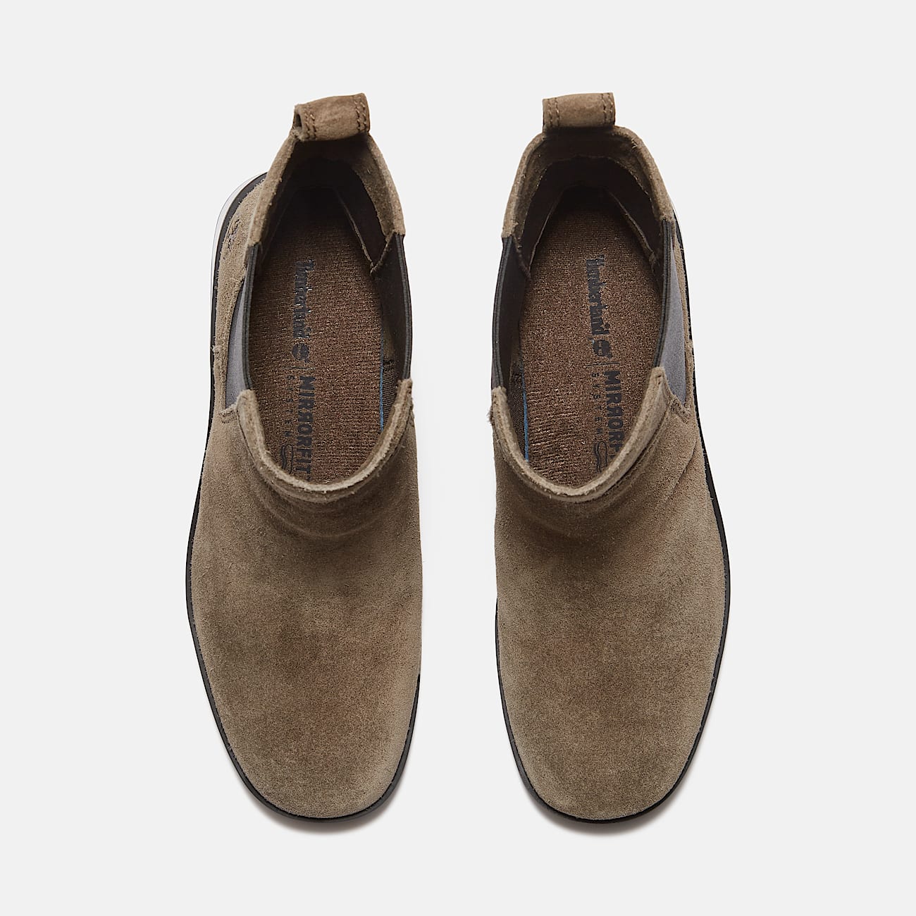 Womens Bellevaux Chelsea Boot TBL Dark Brown SuedeBlack ALT2