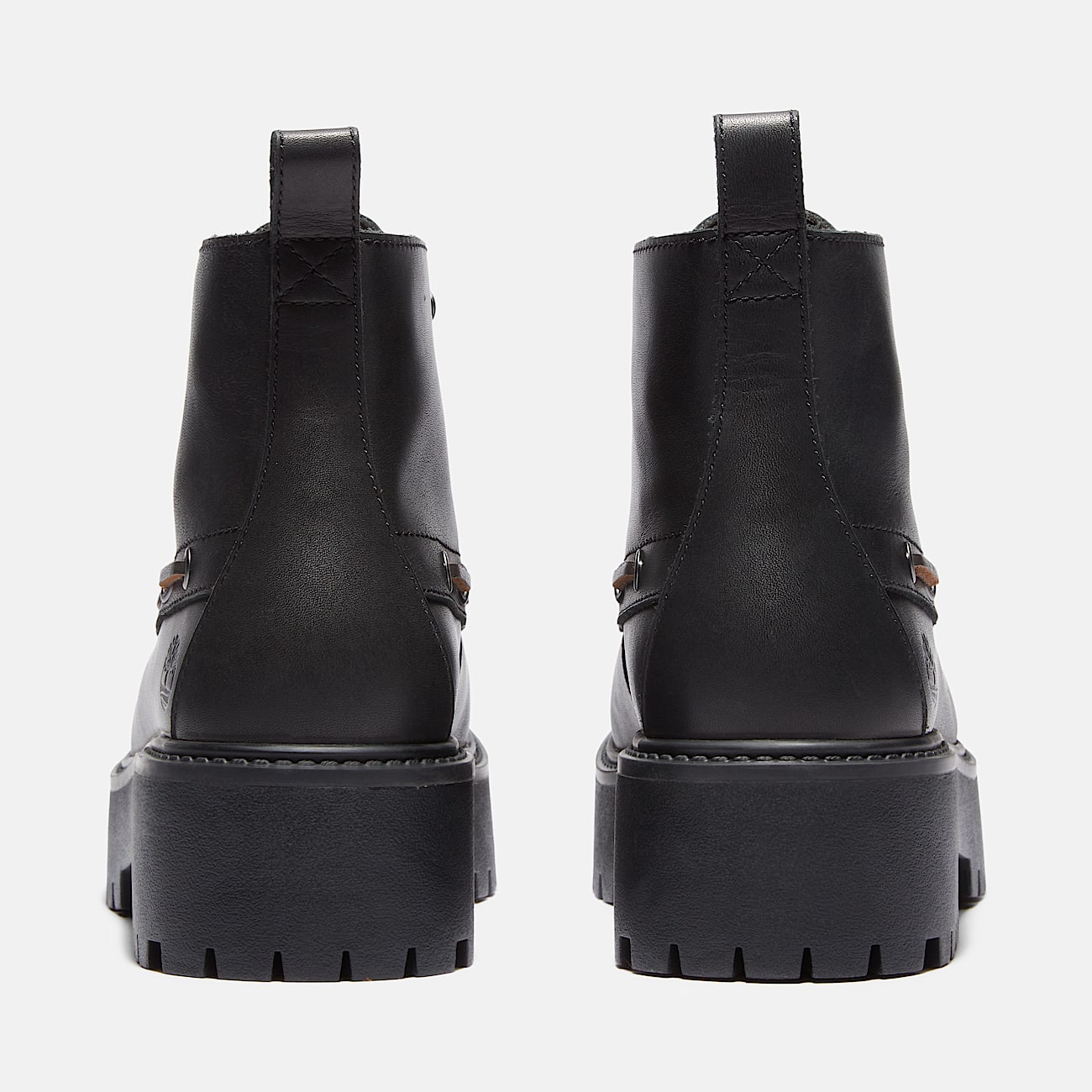 Womens Stone Street Platform Kiltie Boot TBL Black FullGrain ALT5