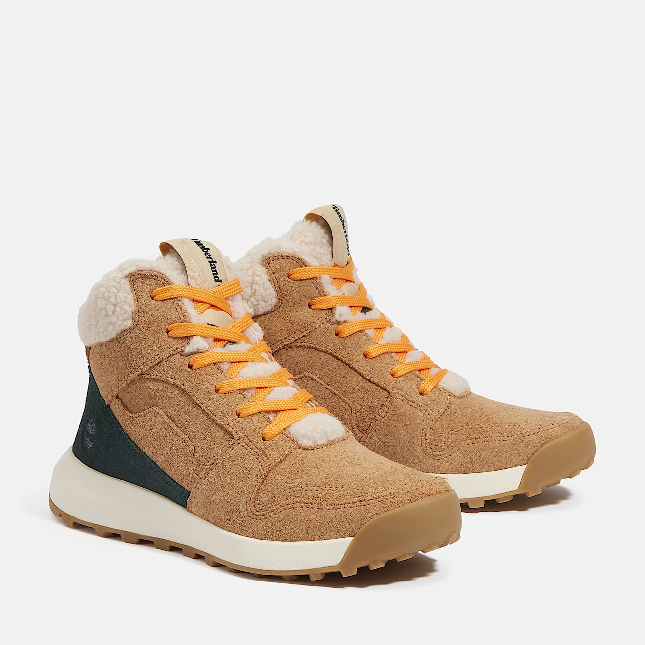 Womens Retro Swift HighTop Sneaker TBL Beige Suede ALT4