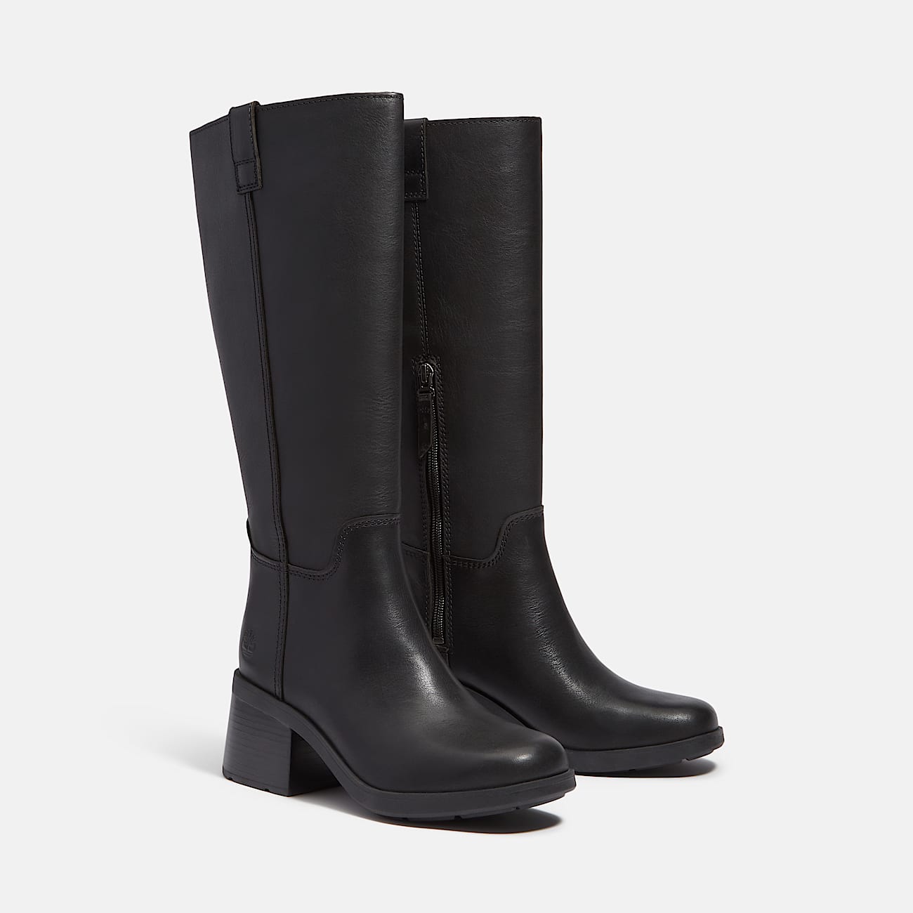 Womens Bellevaux Tall SideZip Boot TBL Black FullGrain ALT4
