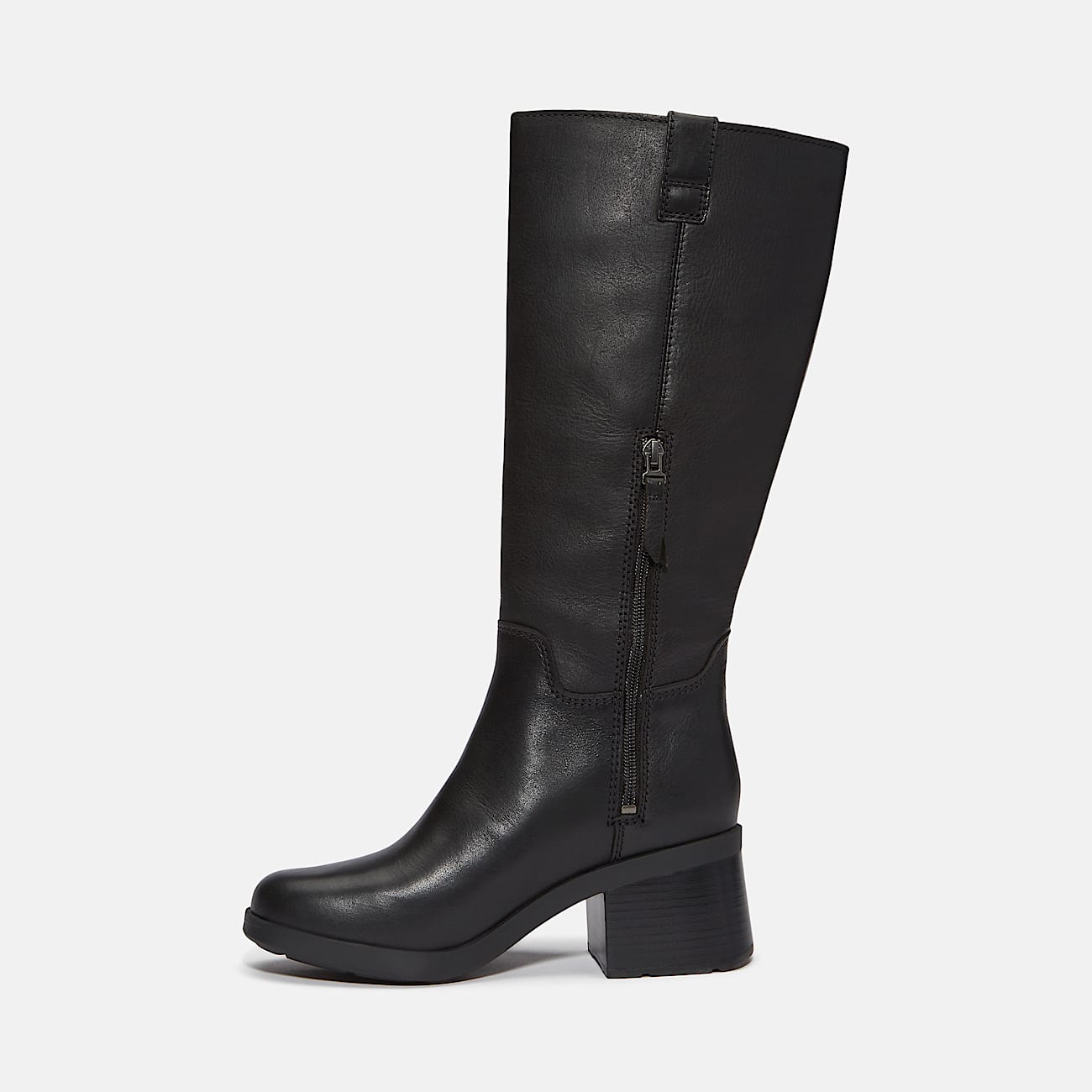 Womens Bellevaux Tall SideZip Boot TBL Black FullGrain ALT6
