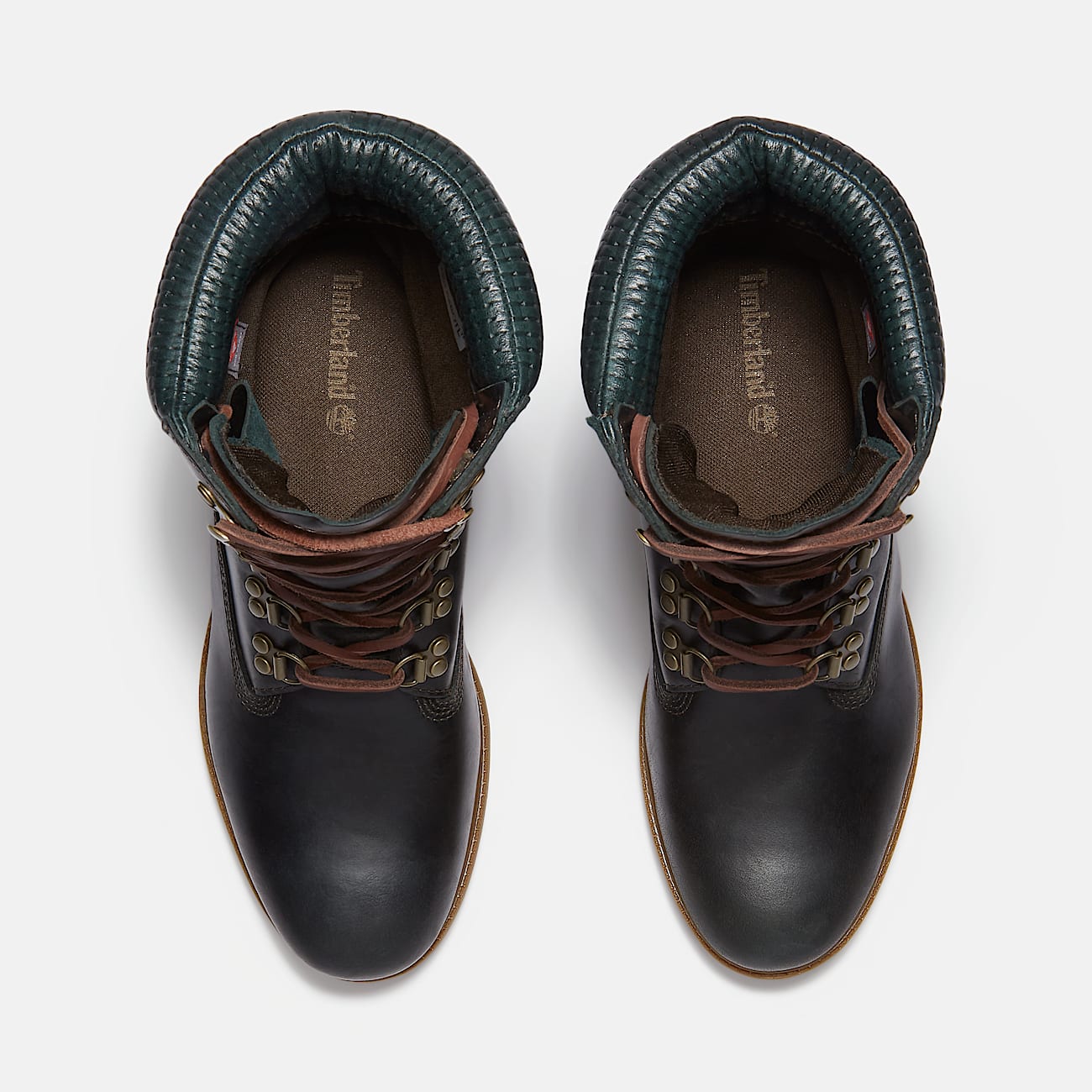 Mens Timberland Emerald Woods Waterproof Super Boot TBL Dark Green FullGrain ALT2