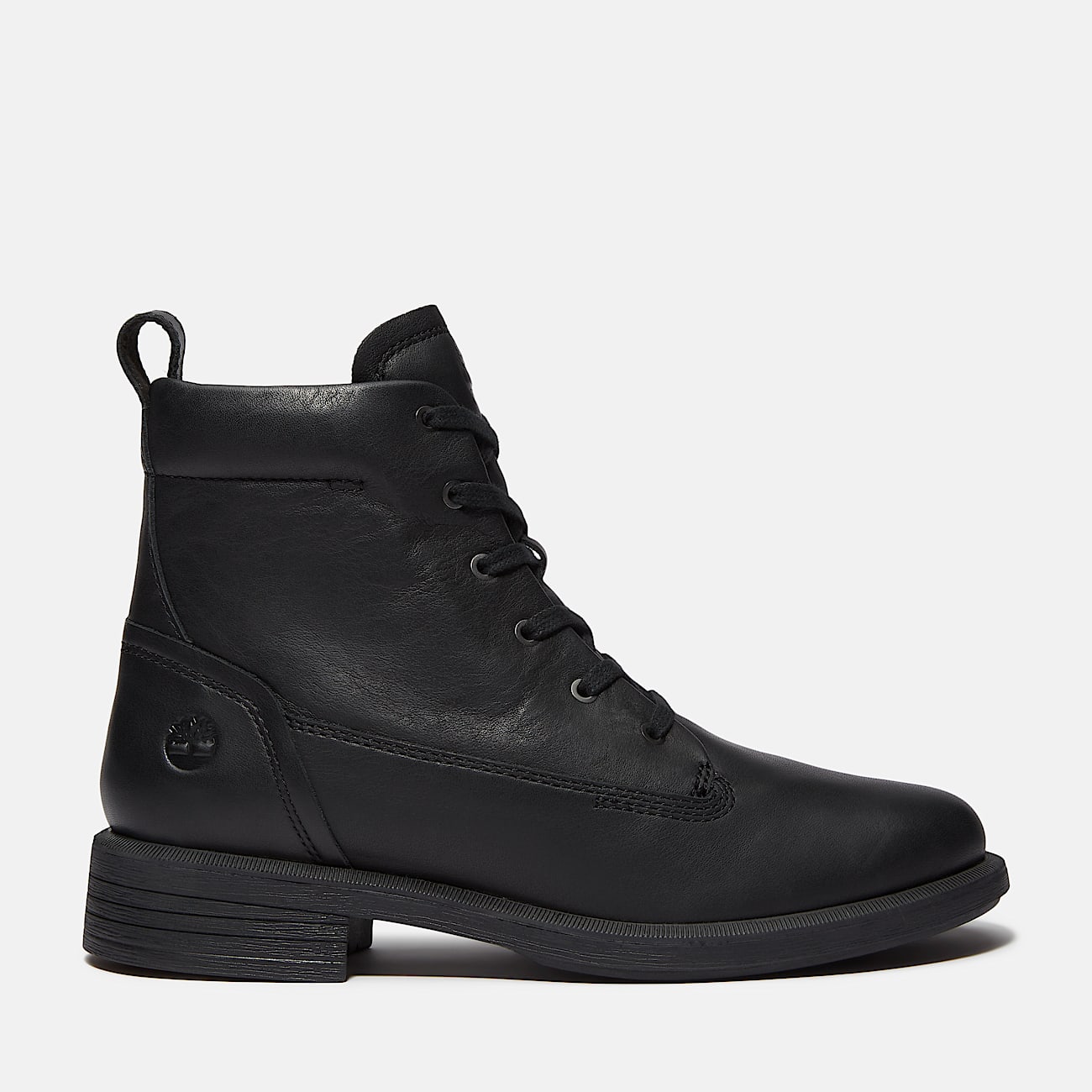 Womens Verona Square Mid Boot TBL Black FullGrain HERO