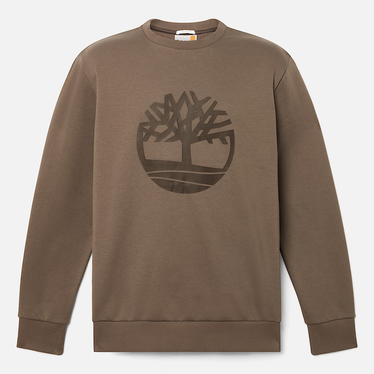 Mens Northwood Brushed Back Crewneck Sweatshirt TBL Medium Brown ALT10