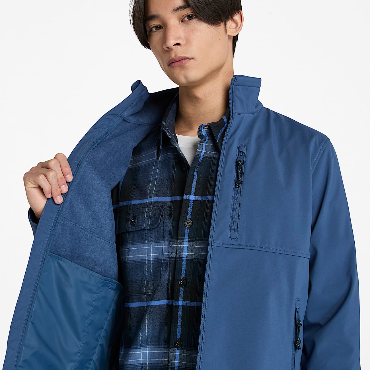 Mens Mt Waumbek Windproof FullZip Softshell TBL Dark Blue ALT2