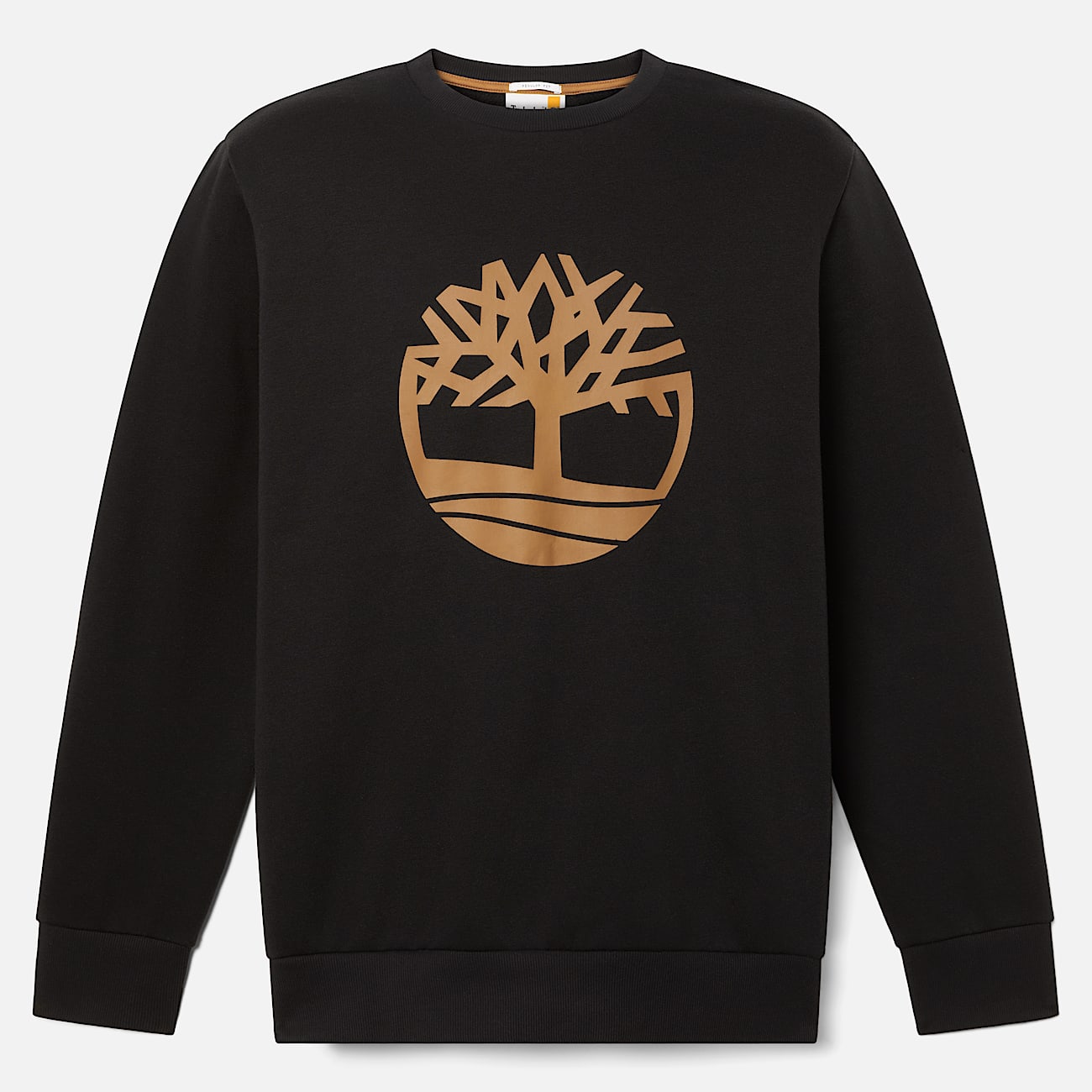 Mens Northwood Brushed Back Crewneck Sweatshirt TBL Black ALT10