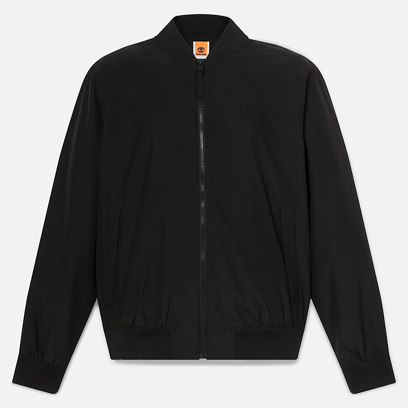 Mens WaterResistant MidSeason Bomber Jacket TBL Black ALT10