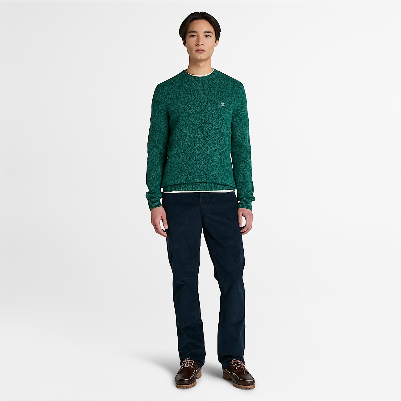 Chandail molletonné Twisted Yarn à encolure ronde pour hommes - 2