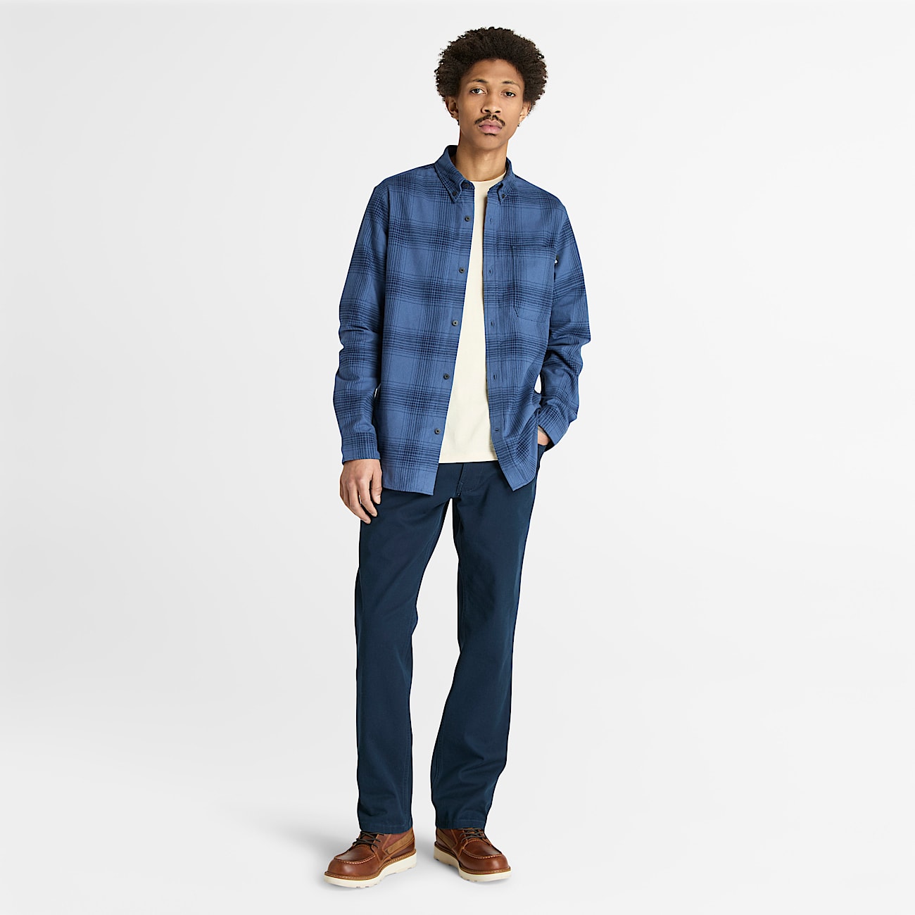 Men's Heavy Flannel Check Shirt - 2