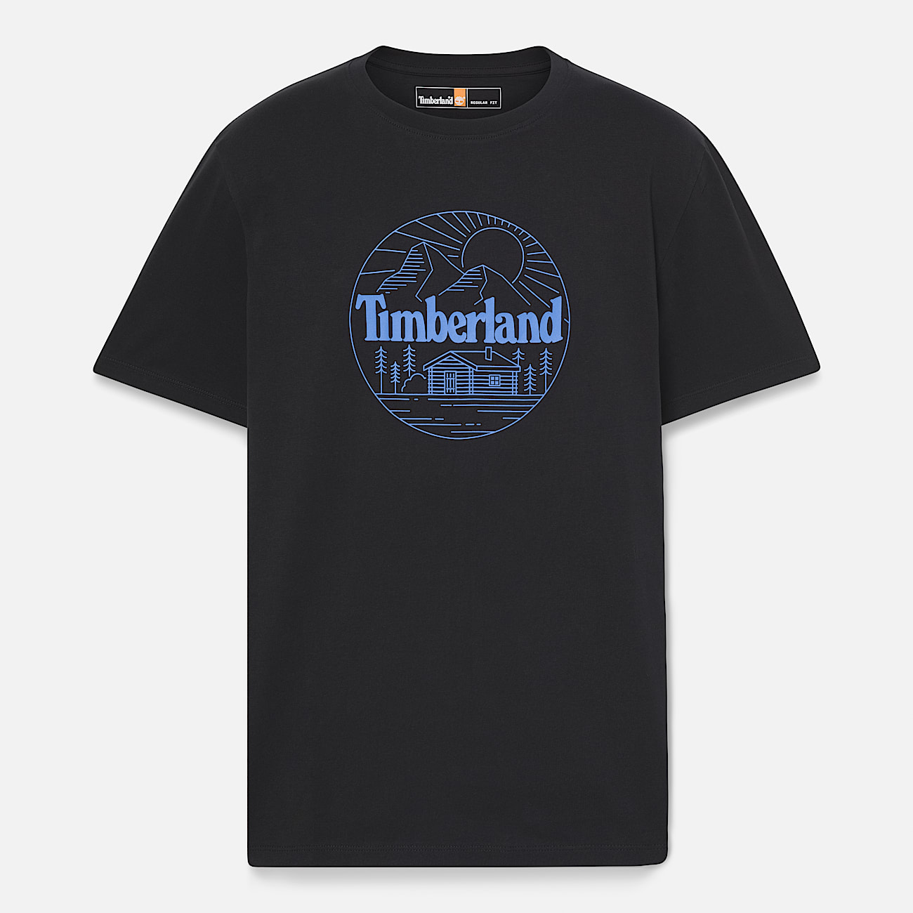 Playera Mountain Graphic de manga corta para hombre - 4