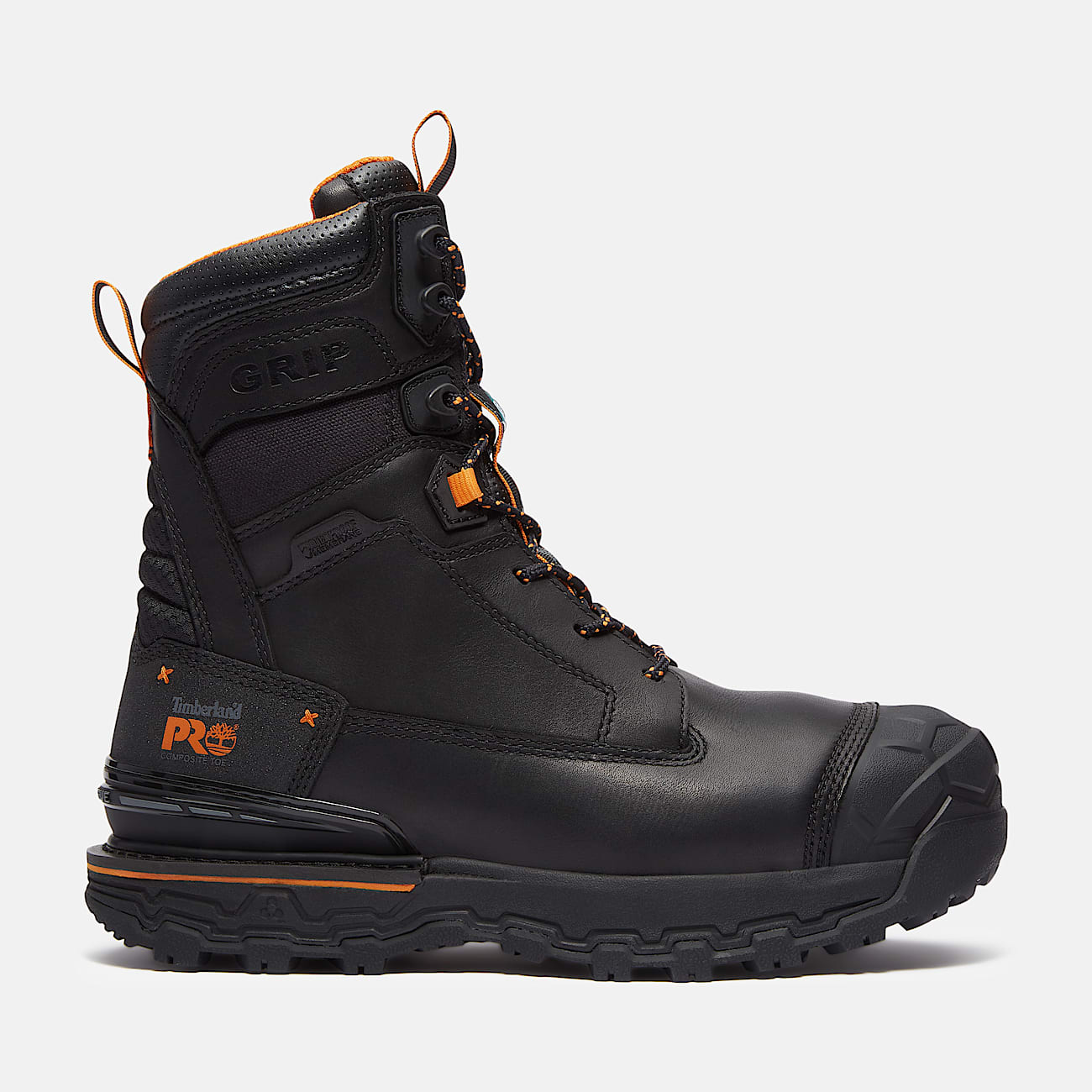 Mens Boondock Ultralight CSA 8 Composite Toe Waterproof Insulated Work Boot TBL Black FullGrain HERO
