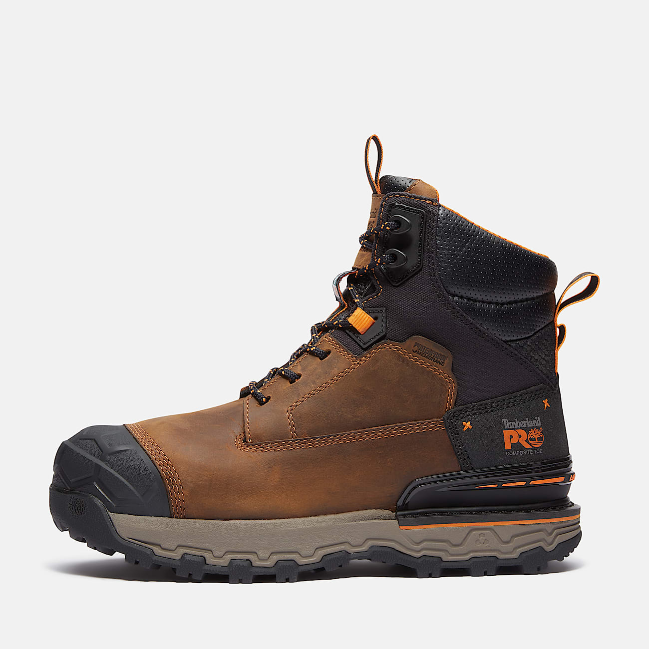 Mens Boondock Ultralight CSA 6 Composite Toe Waterproof Work Boot TBL Medium Brown FullGrain ALT8