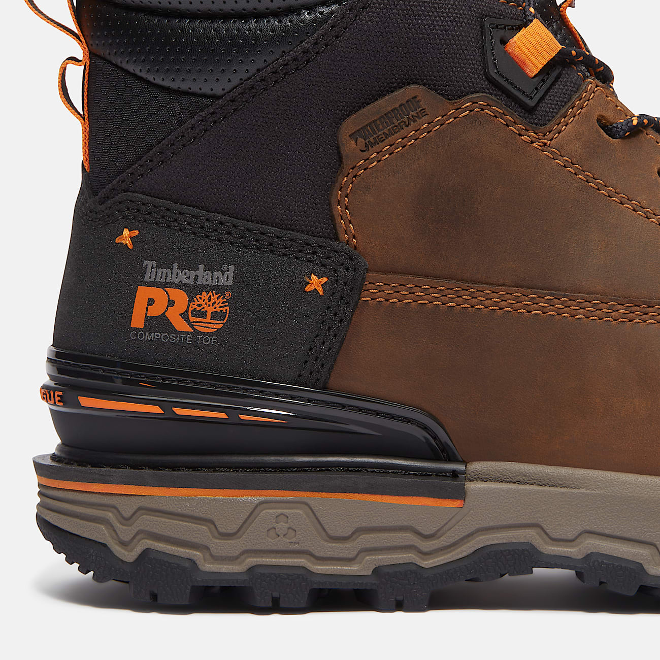 Mens Boondock Ultralight CSA 6 Composite Toe Waterproof Work Boot TBL Medium Brown FullGrain ALT7