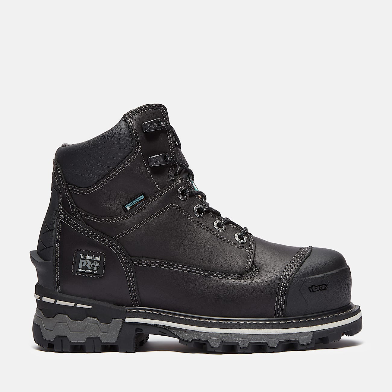 Womens Timberland PRO Boondock 6 Waterproof Composite Toe Work Boot TBL Black HERO