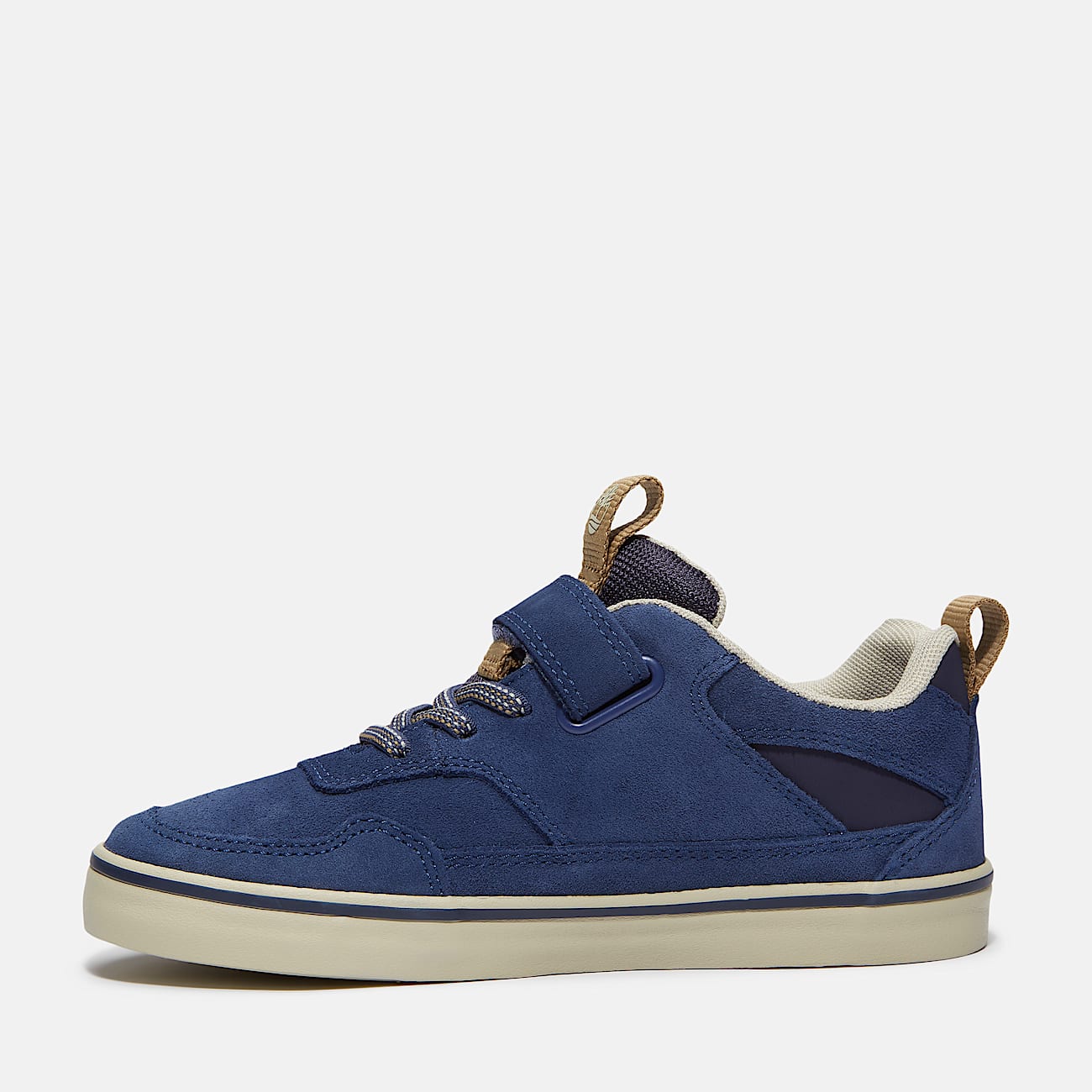 Toddler Stone Jump HookandLoop Sneaker TBL Dark Blue Suede ALT6