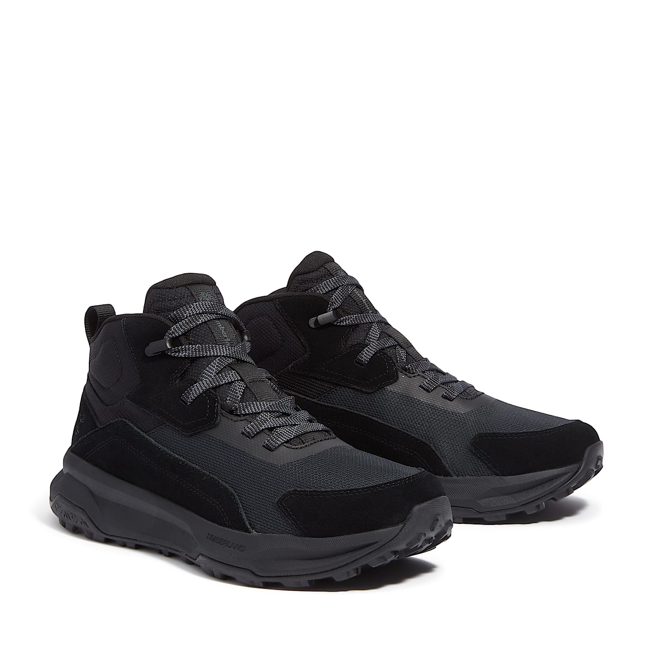 Mens Motion Ledge Mid Sneaker TBL Black Suede ALT4