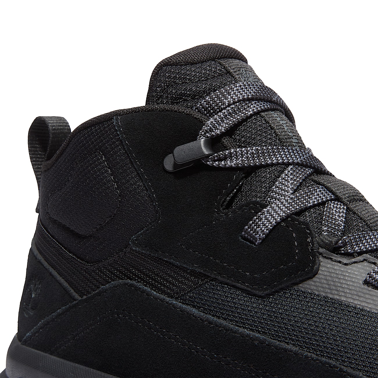 Mens Motion Ledge Mid Sneaker TBL Black Suede ALT7