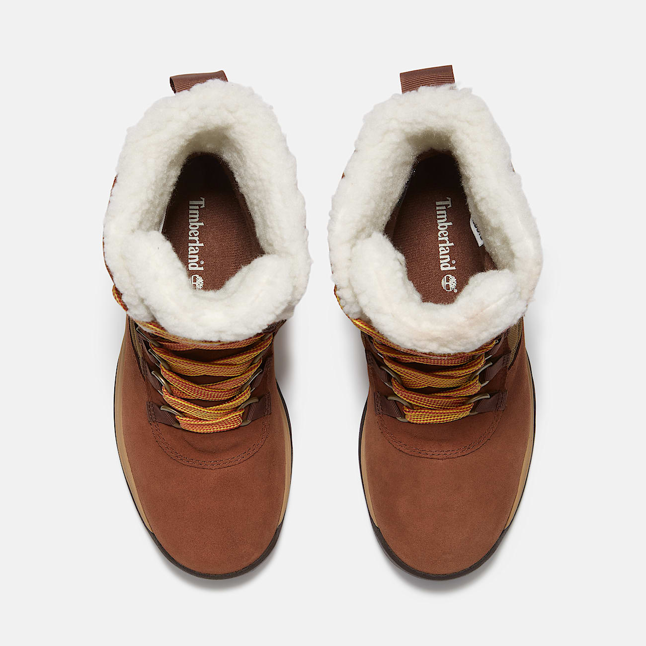 Womens White Ledge Tall Waterproof Snow Boot TBL Medium Brown Suede ALT2