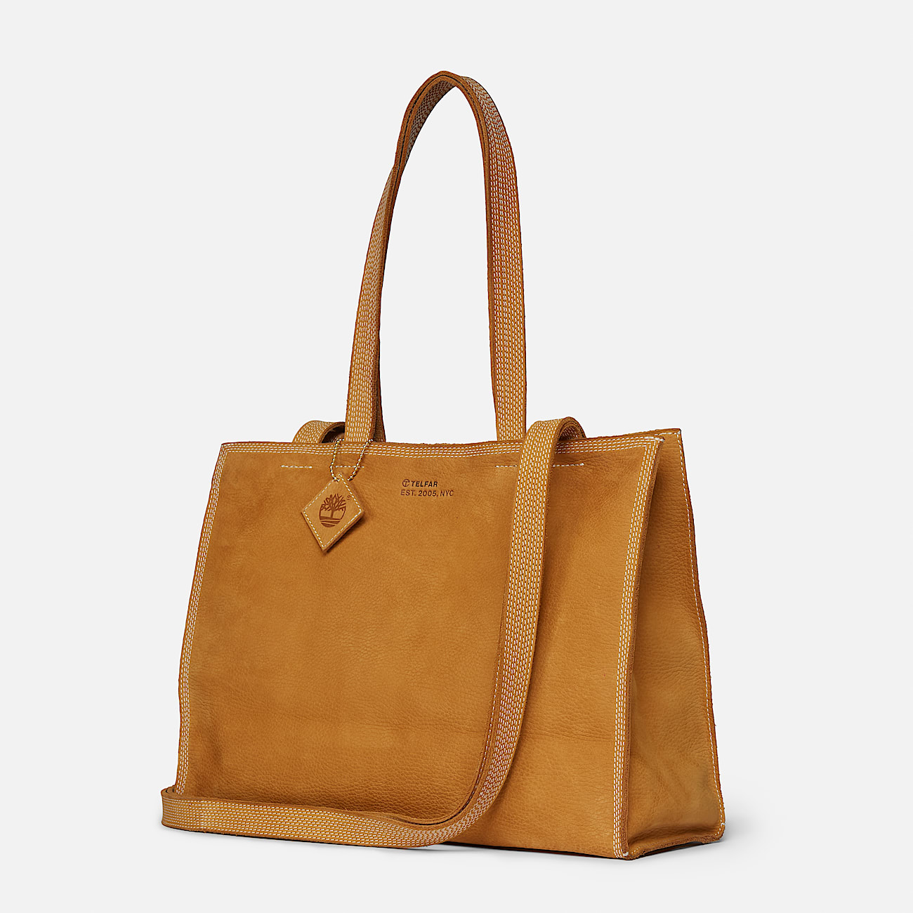 Timberland x TELFAR Medium Shopper TBL Wheat Pebbled Nubuck ALT2