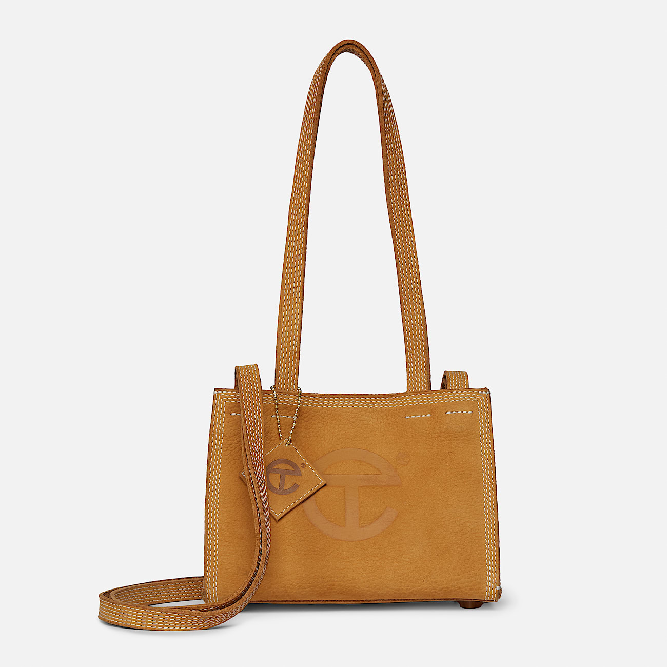 Timberland x TELFAR Small Shopper TBL Wheat Pebbled Nubuck HERO