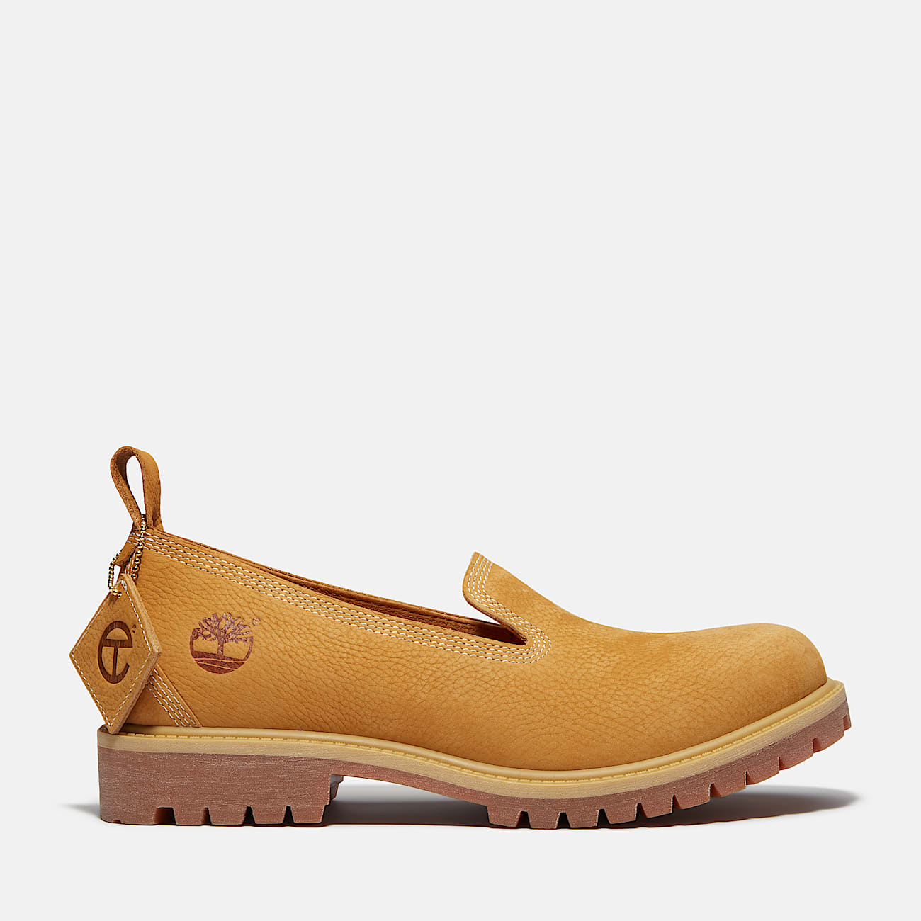 Timberland x TELFAR Premium SlipOn Shoe TBL Wheat Nubuck HERO