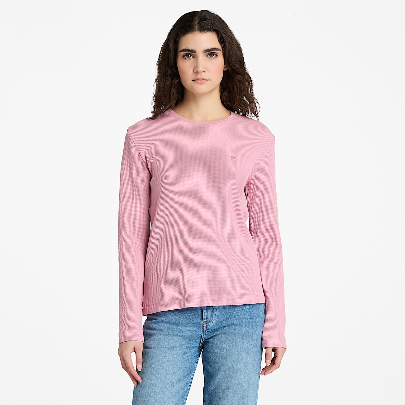 Women's Timberland® Long-Sleeve Waffle T-Shirt - 1
