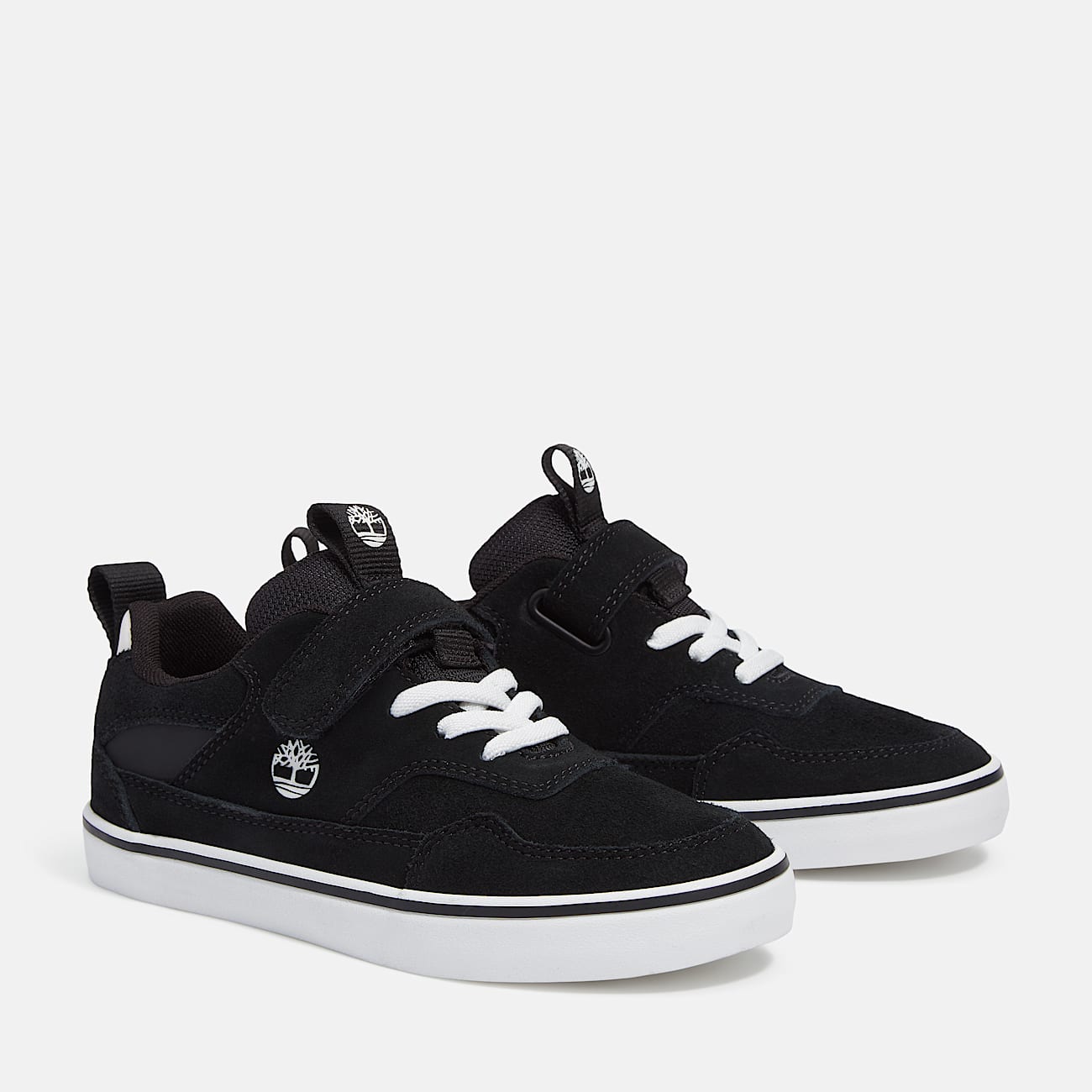 Sneakers para nios pequeos Stone Jump HookandLoop TBL Gamuza negra ALT4