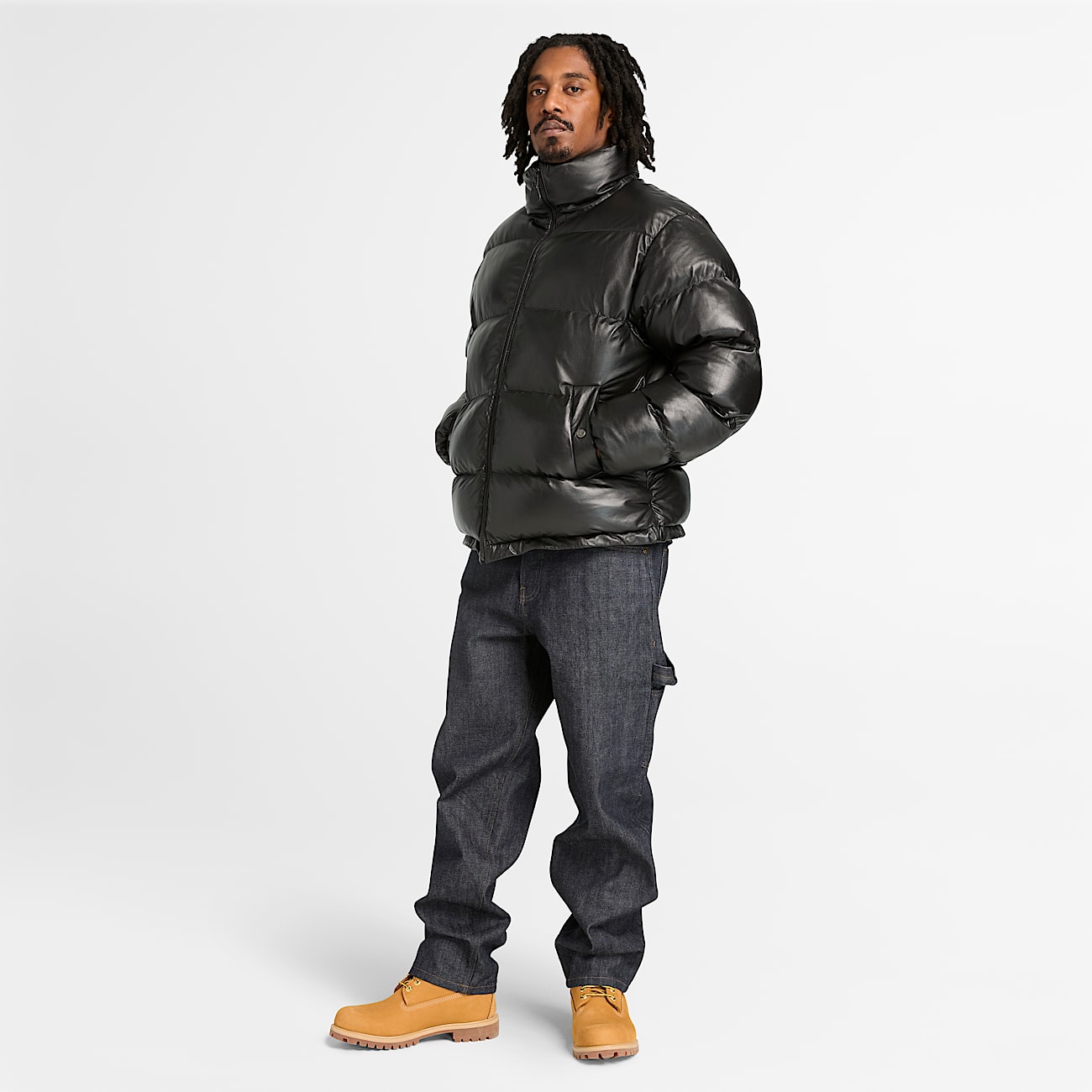 Welch Mountain Leather Puffer Jacket - 4