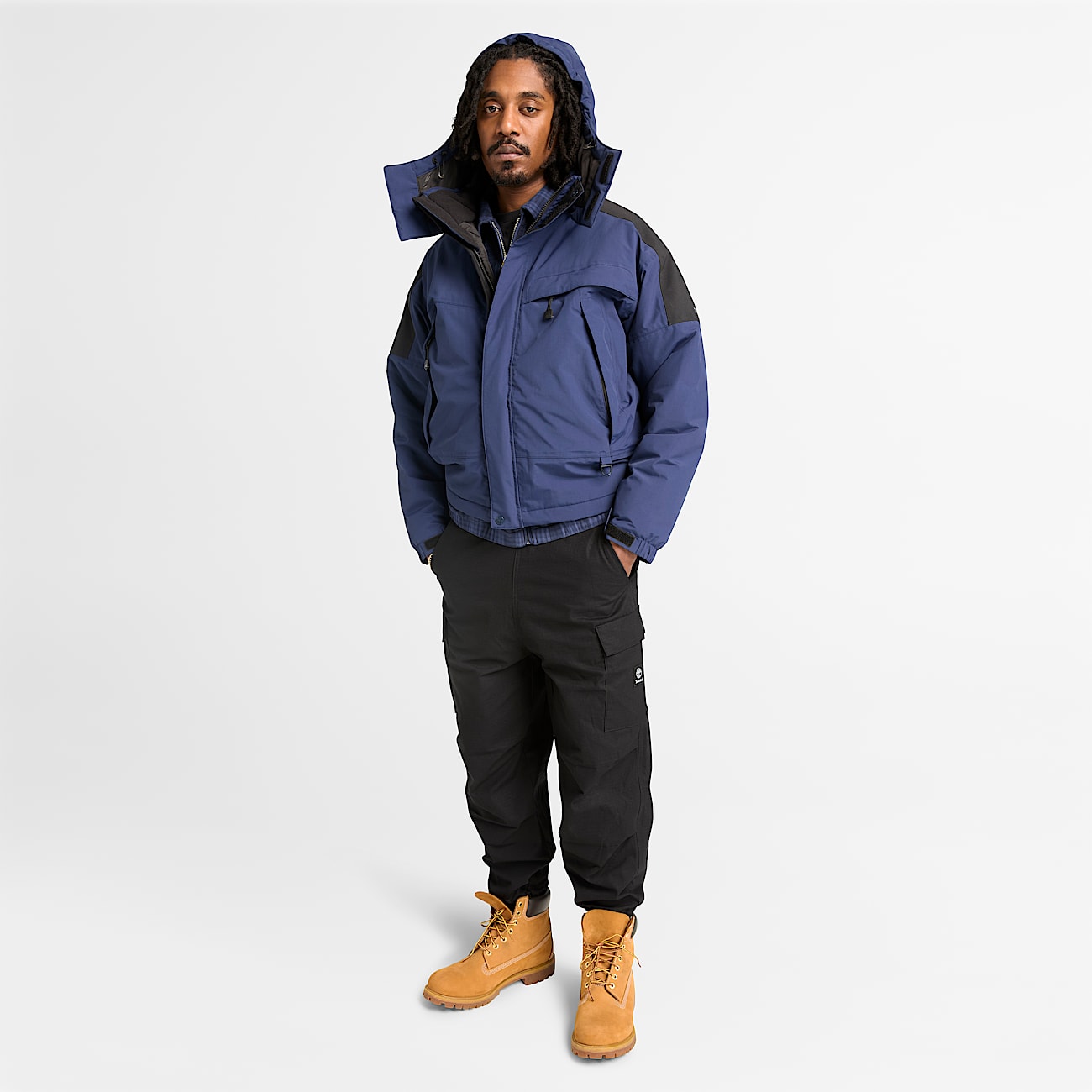 Granite State Waterproof Rain Jacket TBL NavyBlack ALT11