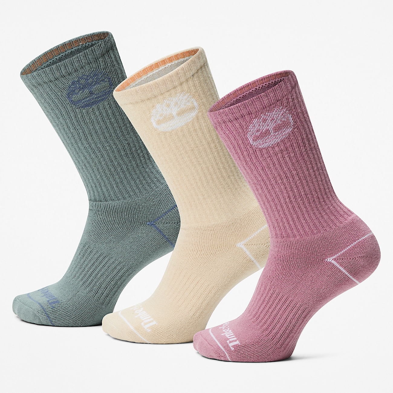 Womens Bowden 3Pack Full Cushion Crew Sock TBL Dusty Mauve HERO