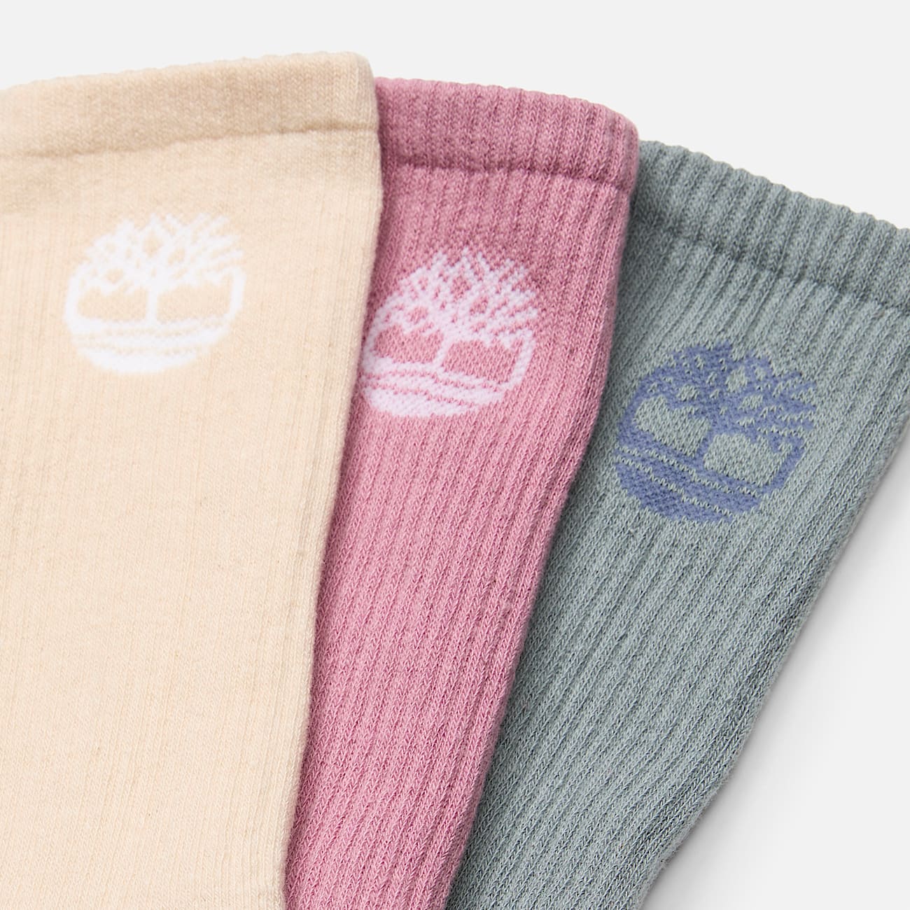 Womens Bowden 3Pack Full Cushion Crew Sock TBL Dusty Mauve ALT1