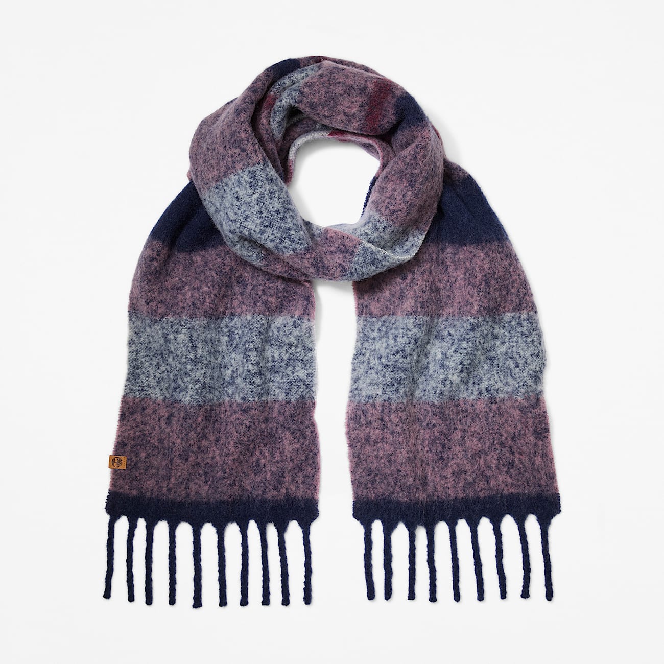 Woven Striped Scarf TBL Wistful Mauve HERO
