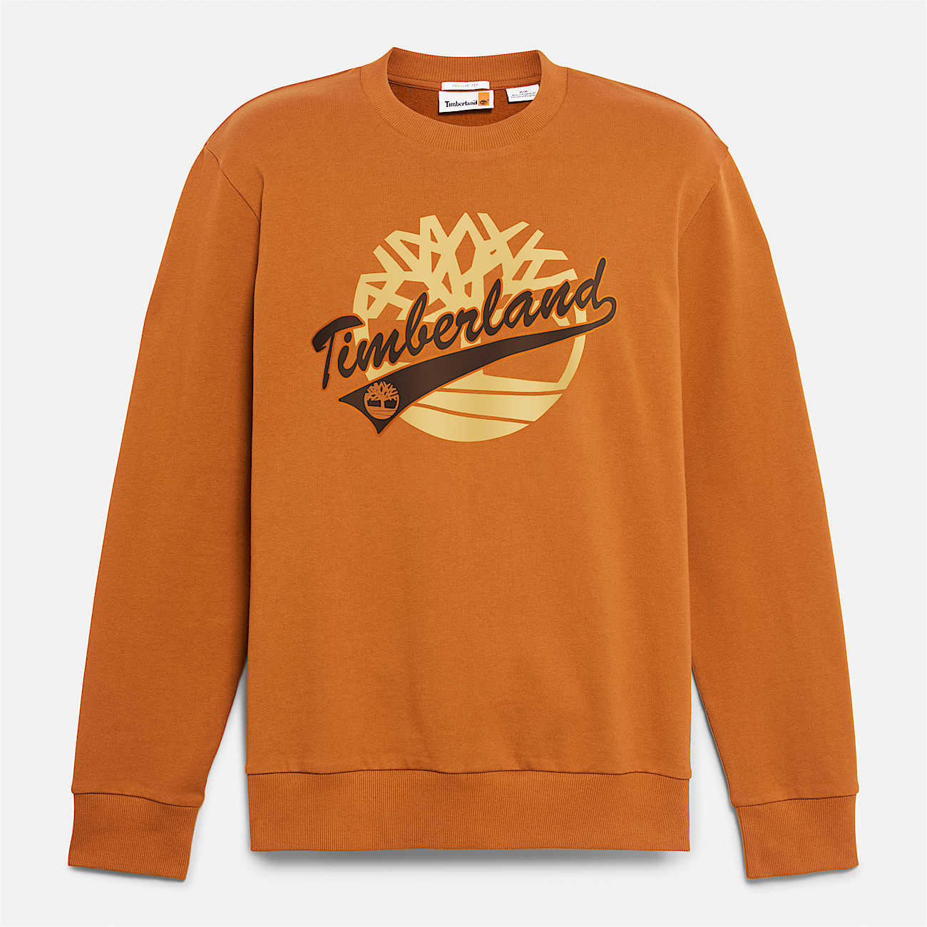 Sweatshirt con cuello redondo y estampado para hombre TBL Marrn piel ALT10