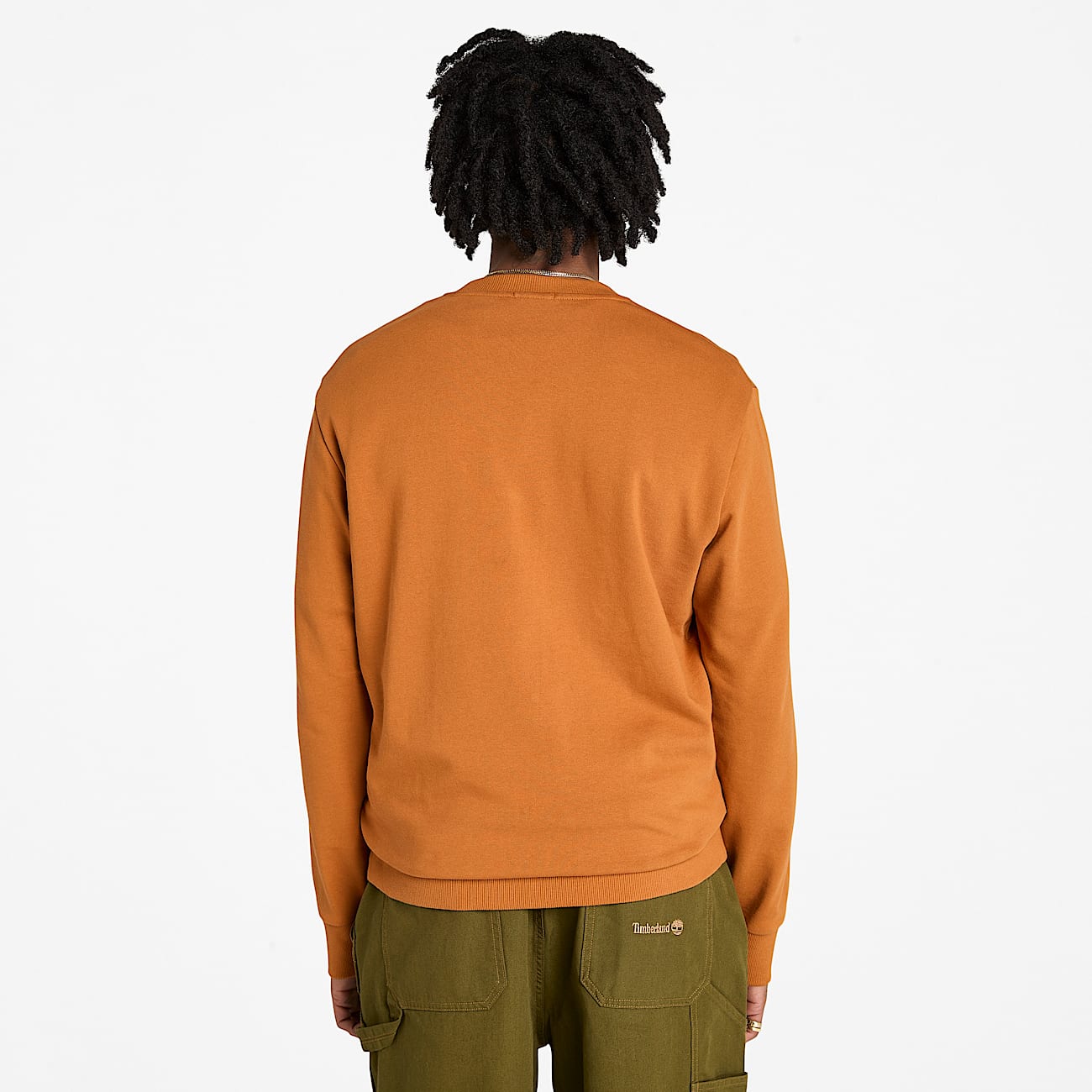 Sweatshirt con cuello redondo y estampado para hombre TBL Marrn piel ALT9