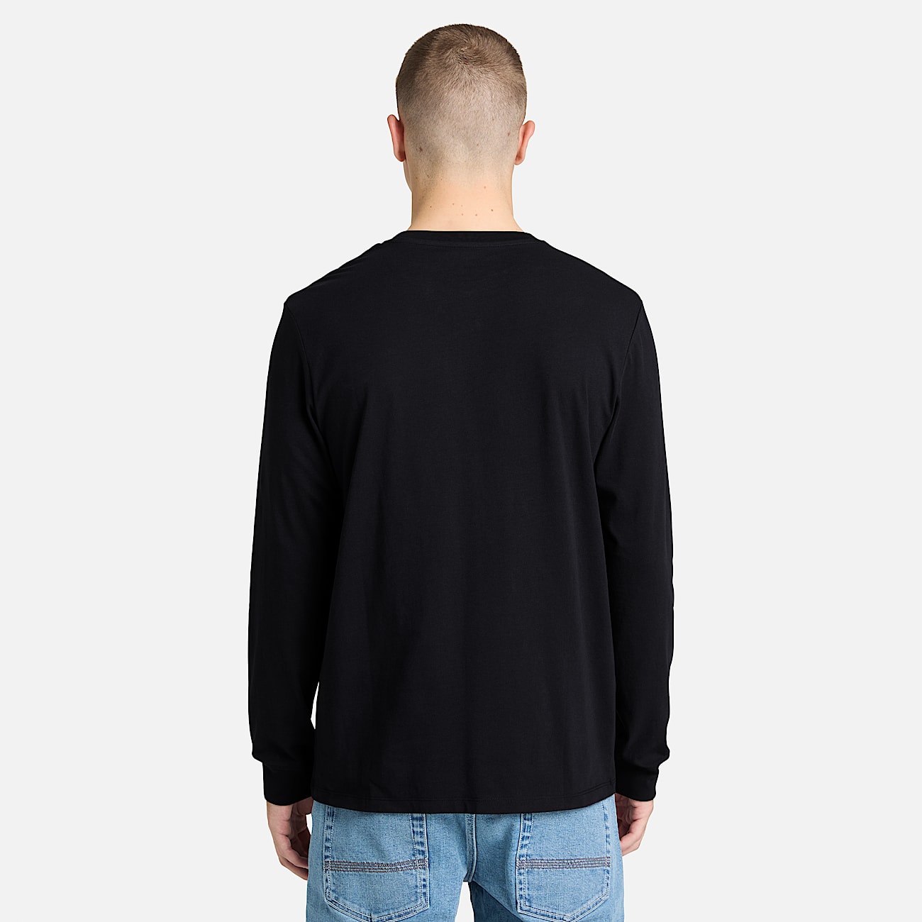 Mens Oyster River LongSleeve TShirt TBL BlackPavement ALT8