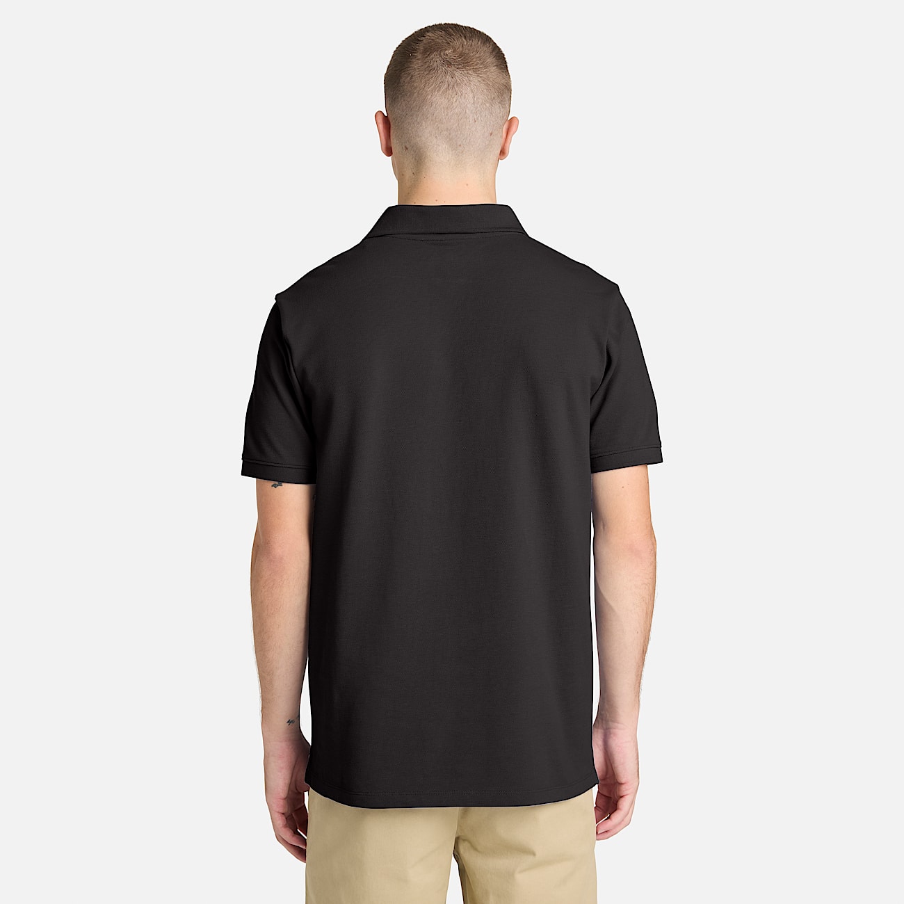 Mens Oyster River ShortSleeve Polo TBL BlackPavement ALT8
