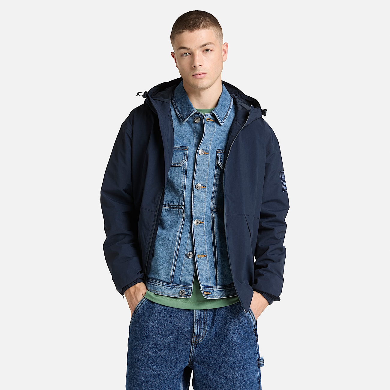 Mens Winnick Waterproof Shell Jacket TBL Dark Sapphire ALT1