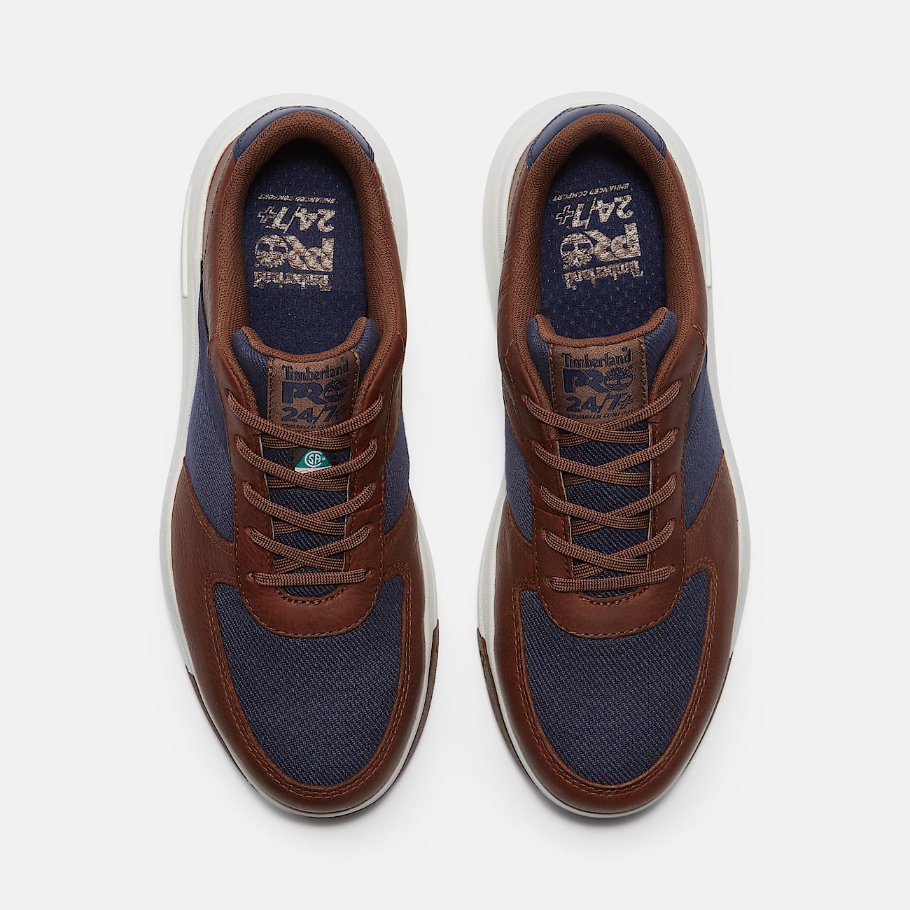 Mens Timberland PRO Bridgeport Athletic CSA Composite Toe Work Shoe TBL Brown ALT2