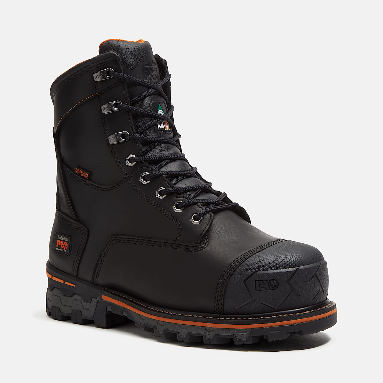 Botte de travail impermable et isotherme Boondock IMG CSA 8 po  embout composite pour hommes TBL Noir ALT13