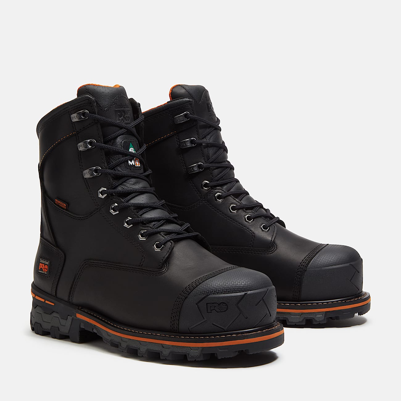 Botte de travail impermable et isotherme Boondock IMG CSA 8 po  embout composite pour hommes TBL Noir ALT4