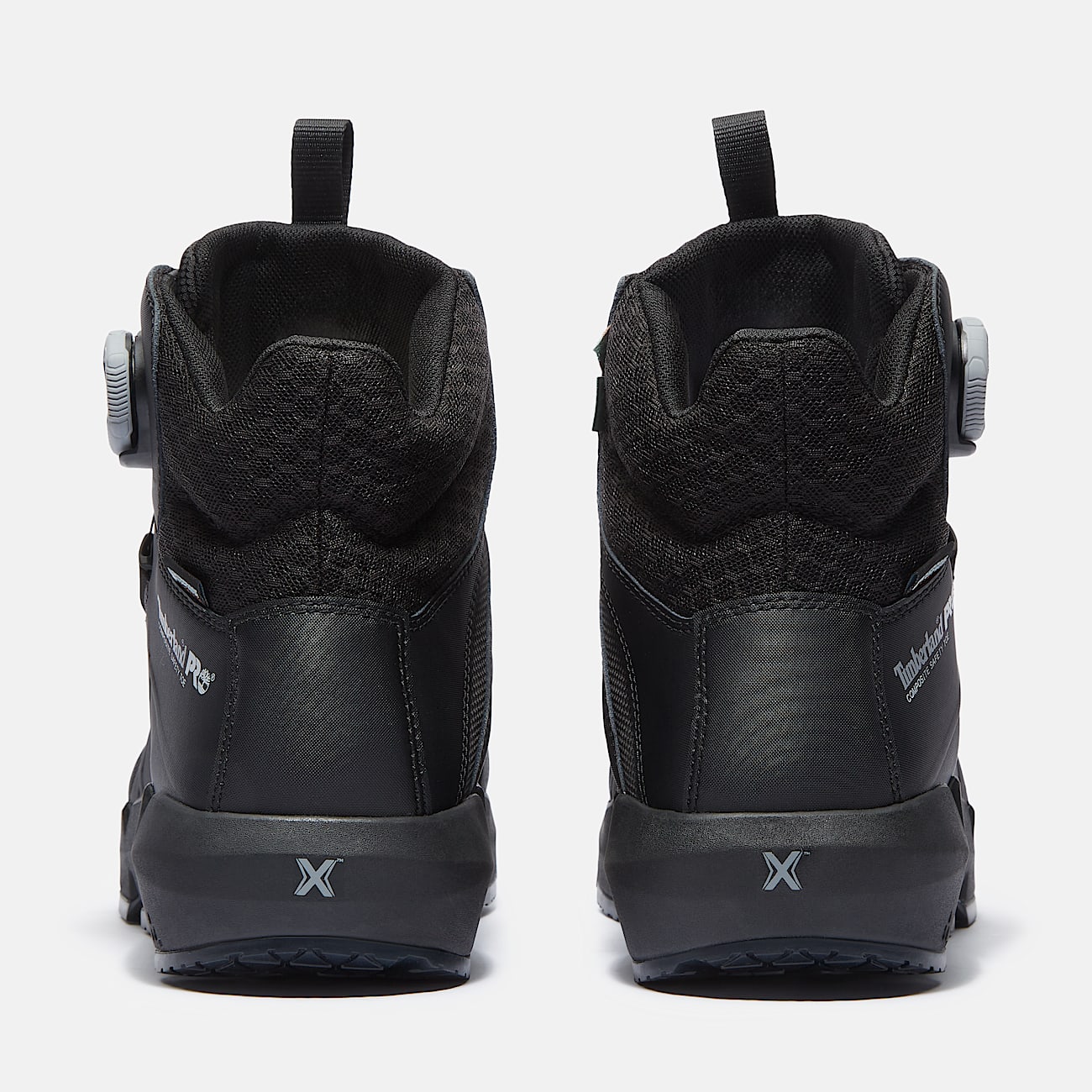 Mens Timberland PRO BOA Morphix CSA 6 Composite Toe Waterproof Boot TBL Black FullGrainMesh ALT5