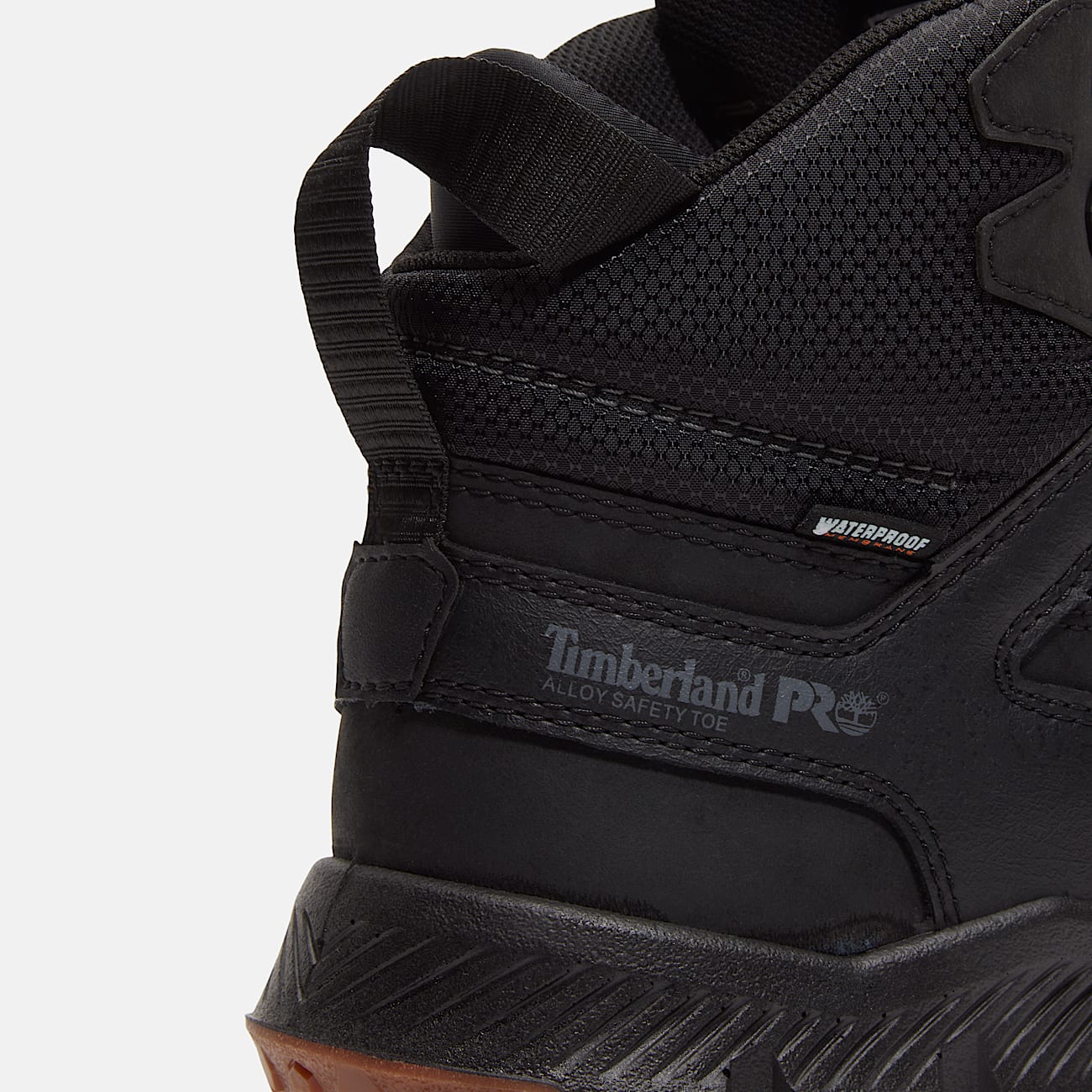 Mens Tempe CSA 6 Alloy Toe Waterproof Work Boot TBL Black Leather ALT7