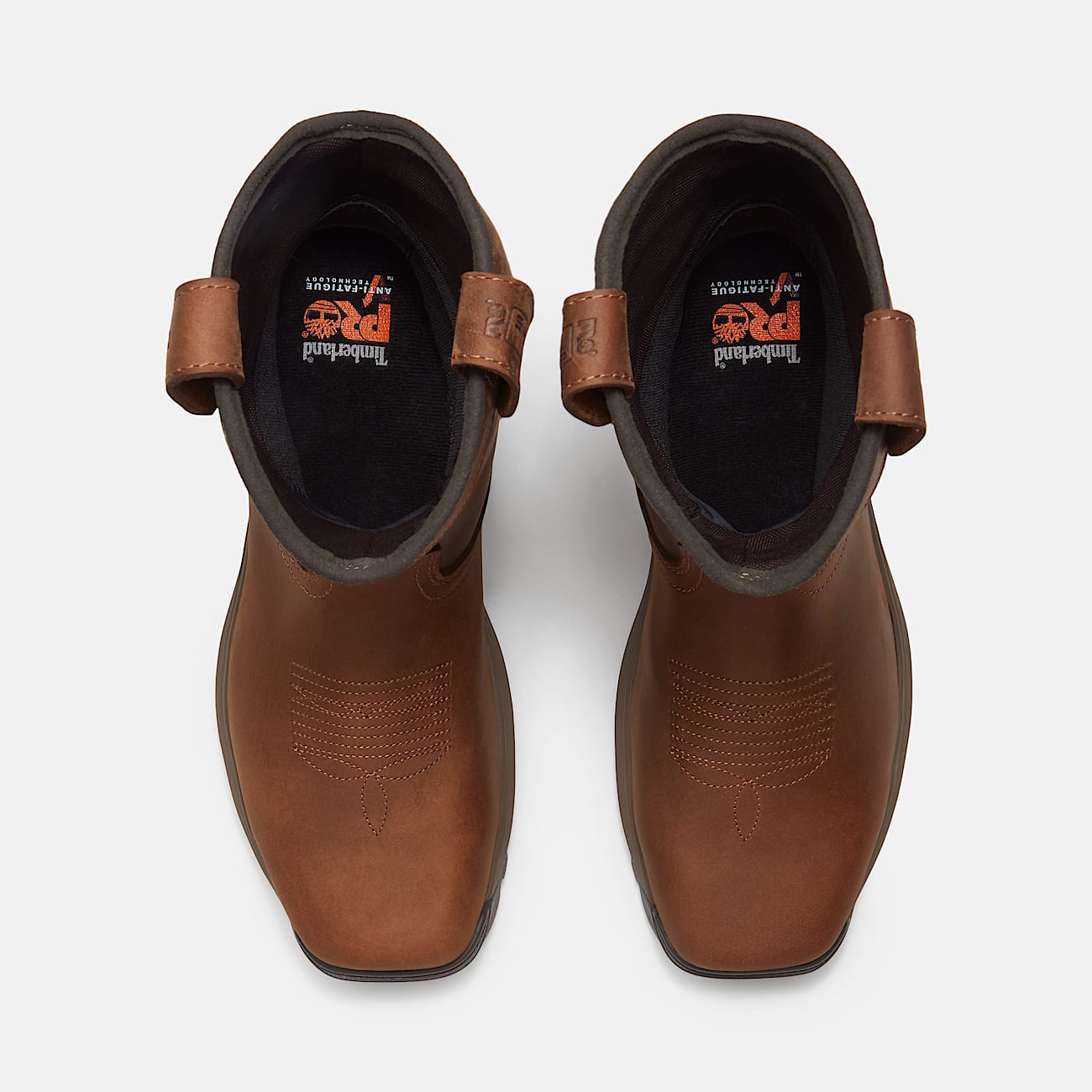 Mens Timberland PRO TiTAN EV PullOn Composite Toe Waterproof Work Boot TBL Brown ALT2