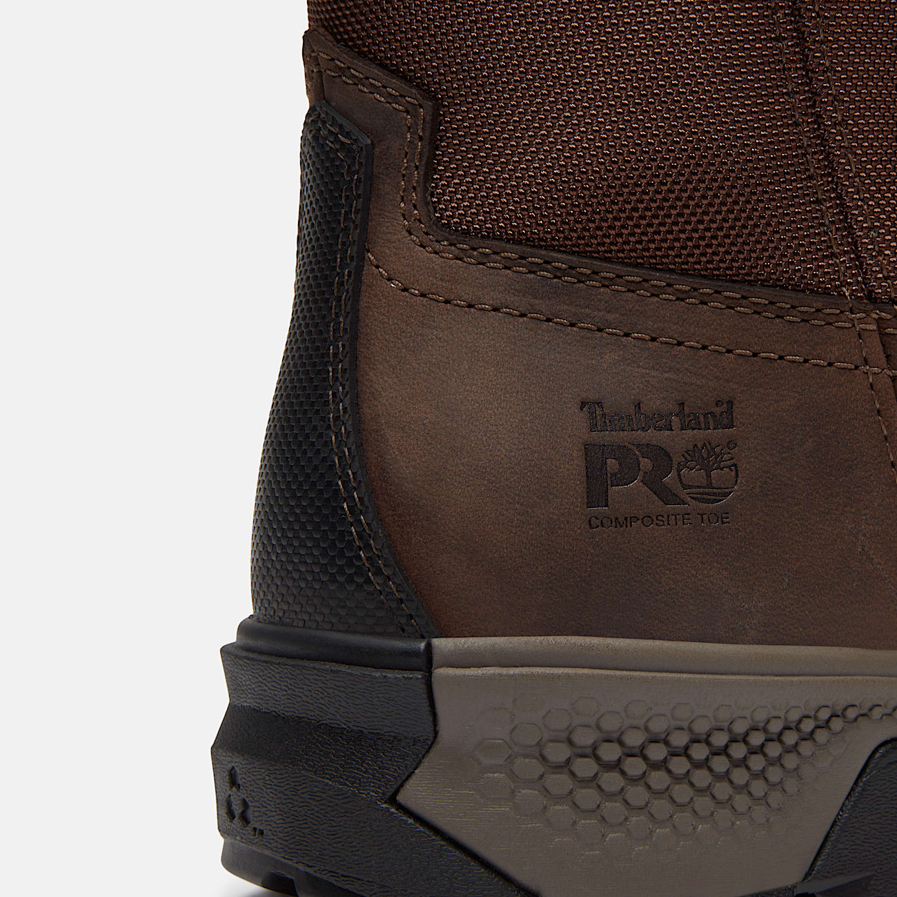 Mens Timberland PRO TiTAN EV PullOn Composite Toe Work Boot TBL Dark Brown FullGrain ALT7